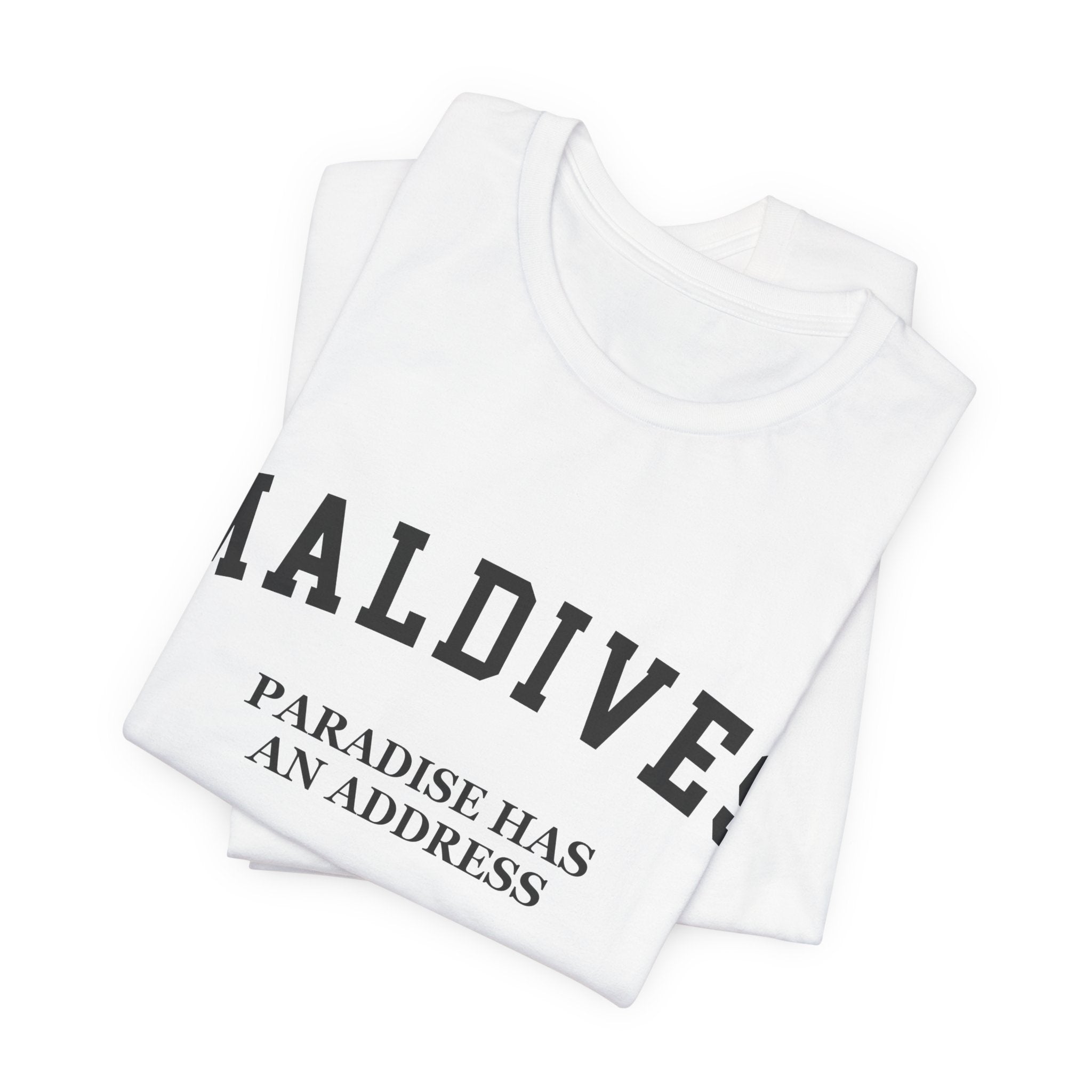 Maldives Collegiate — 100% Cotton Premium Unisex T-Shirt | BY CHARLES