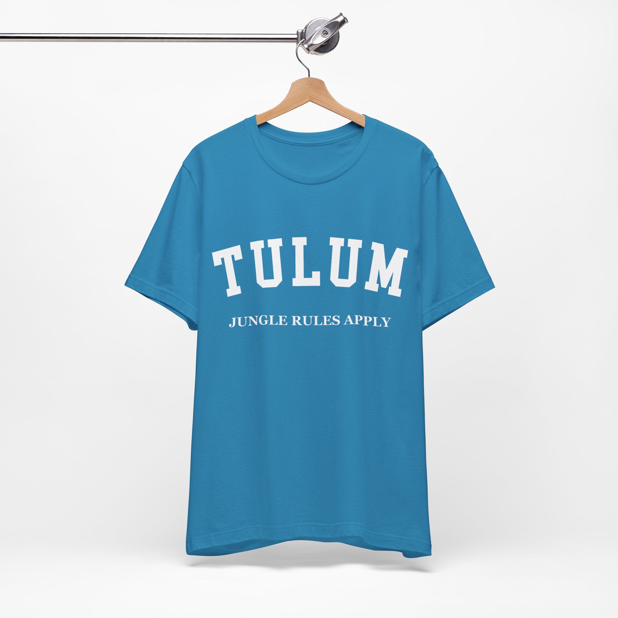 Tulum Collegiate — 100% Cotton Premium Unisex T-Shirt | BY CHARLES