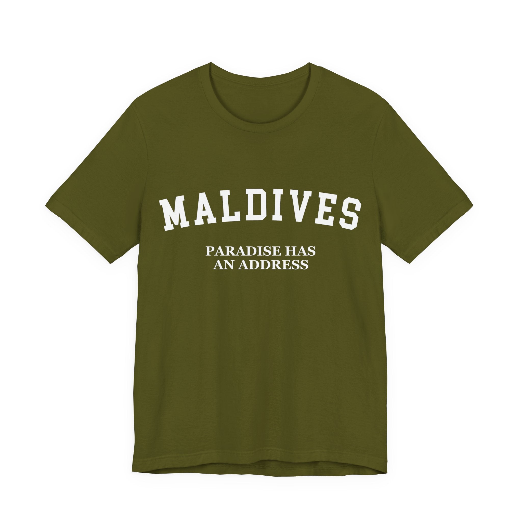 Maldives Collegiate — 100% Cotton Premium Unisex T-Shirt | BY CHARLES