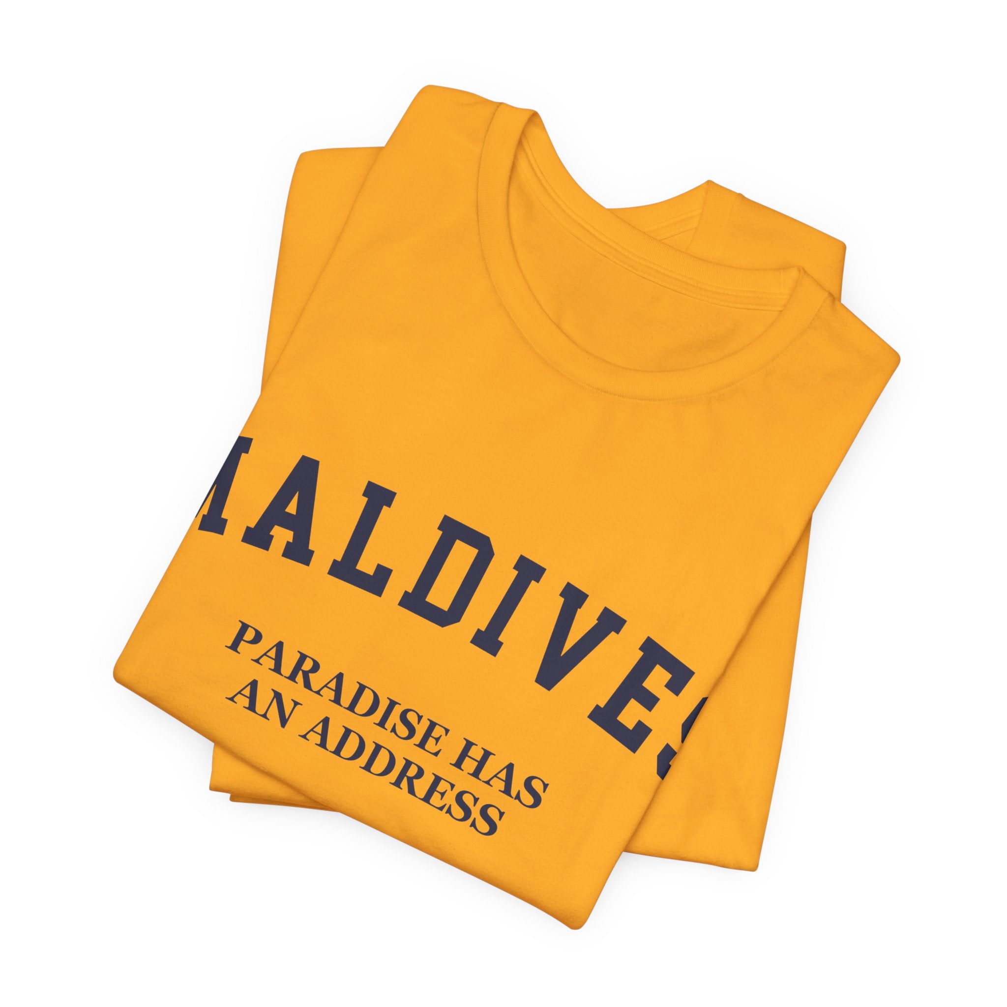 Maldives Collegiate — 100% Cotton Premium Unisex T-Shirt | BY CHARLES