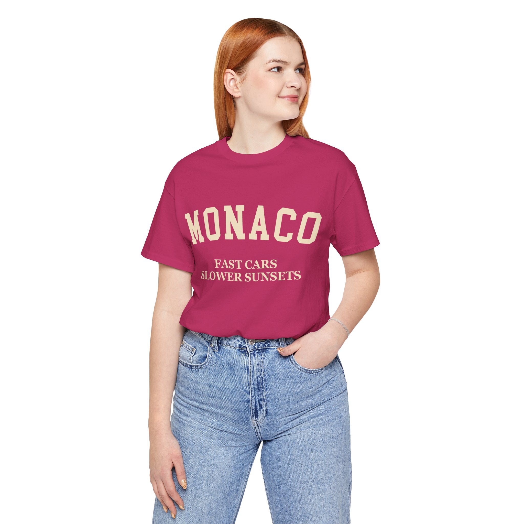 Monaco Collegiate — 100% Cotton Premium Unisex T-Shirt | BY CHARLES