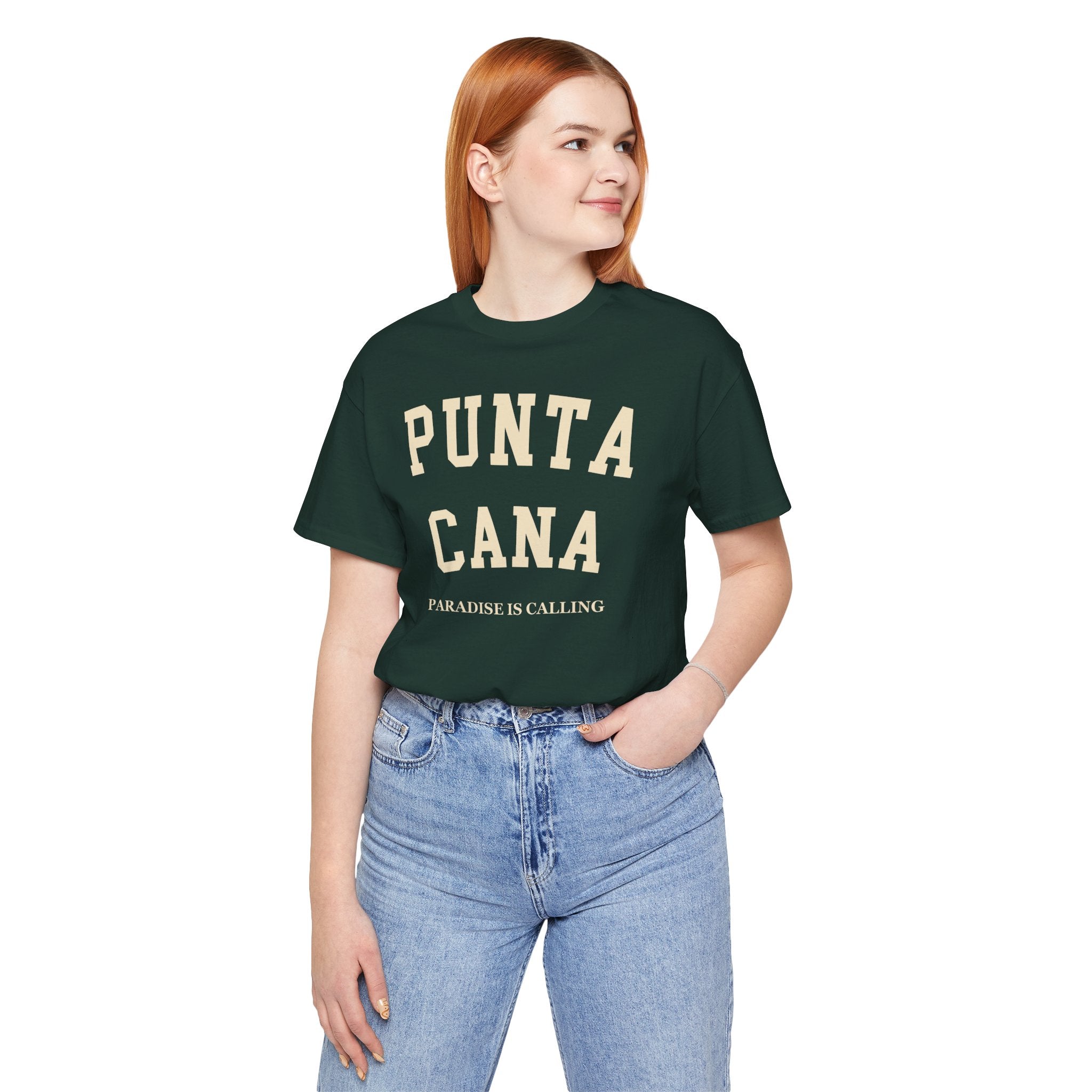 Punta Cana Collegiate — 100% Cotton Premium Unisex T-Shirt | BY CHARLES