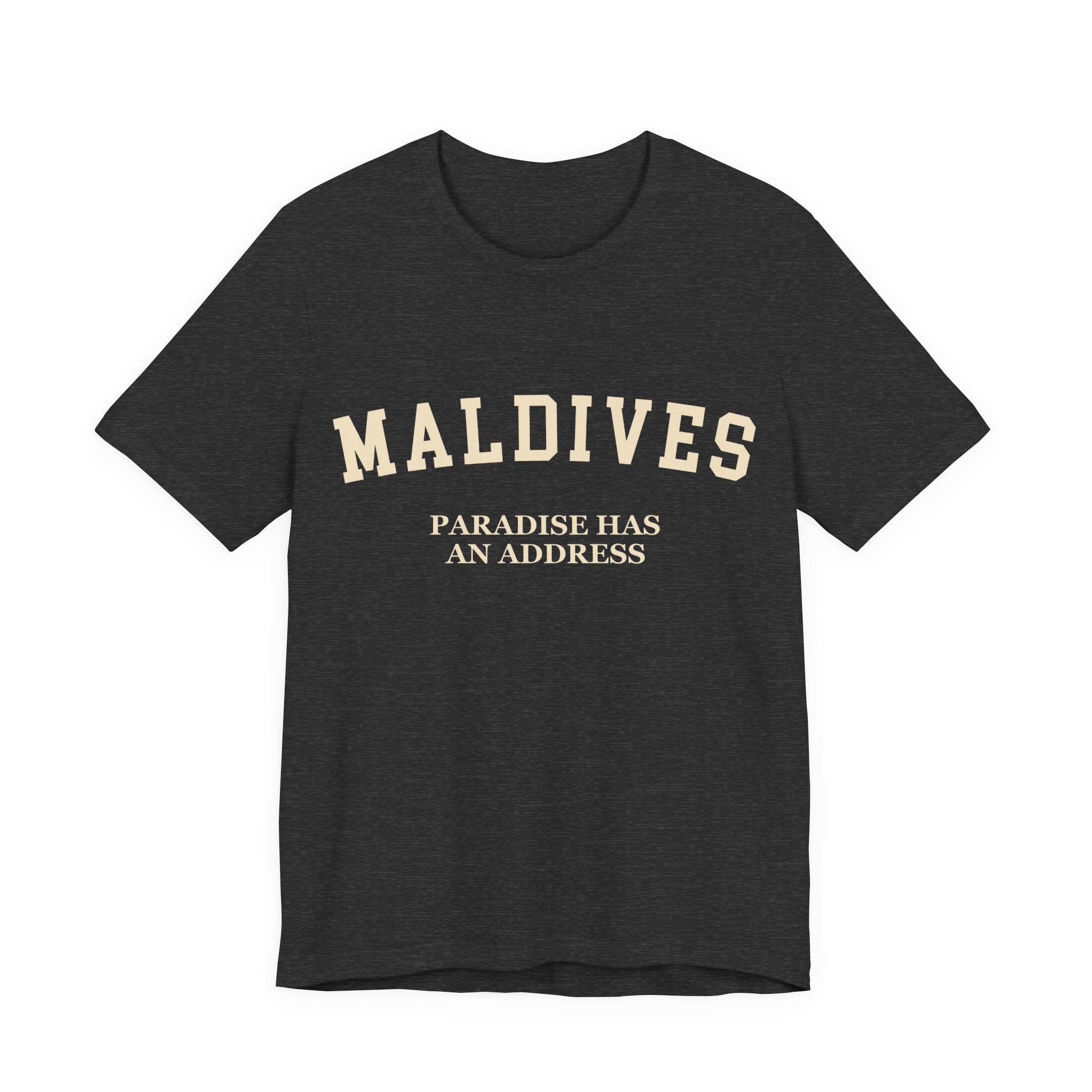 Maldives Collegiate — 100% Cotton Premium Unisex T-Shirt | BY CHARLES