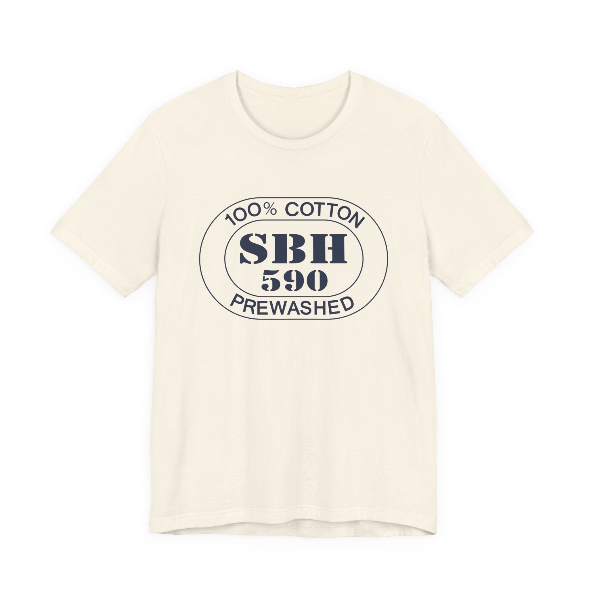 St. Barts Airport Oval tee in natural, alternate view