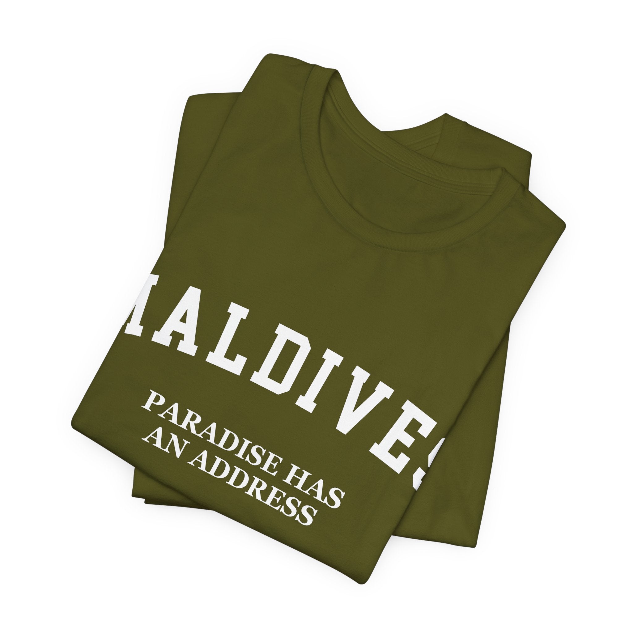Maldives Collegiate — 100% Cotton Premium Unisex T-Shirt | BY CHARLES