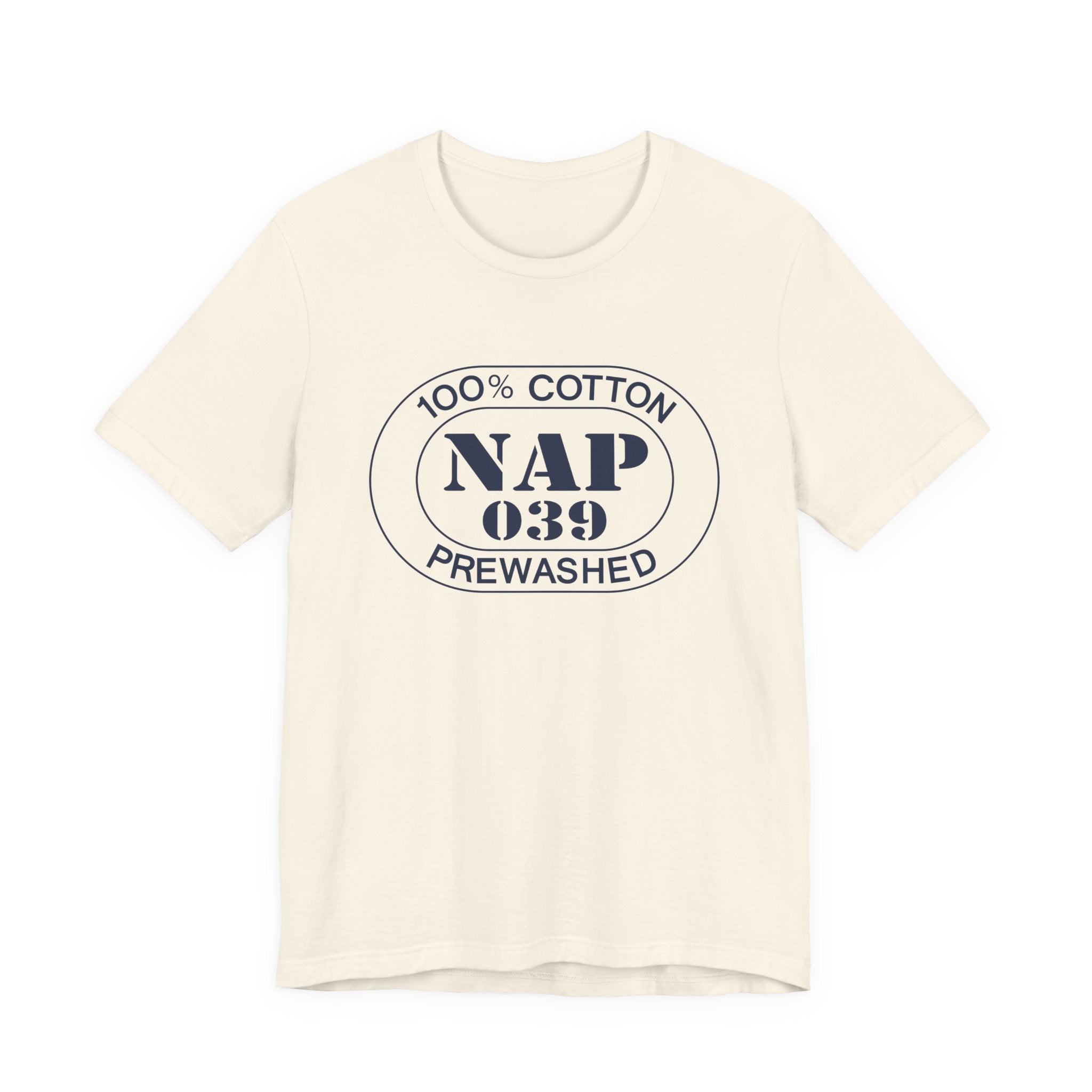Positano Airport Oval tee in natural, front view