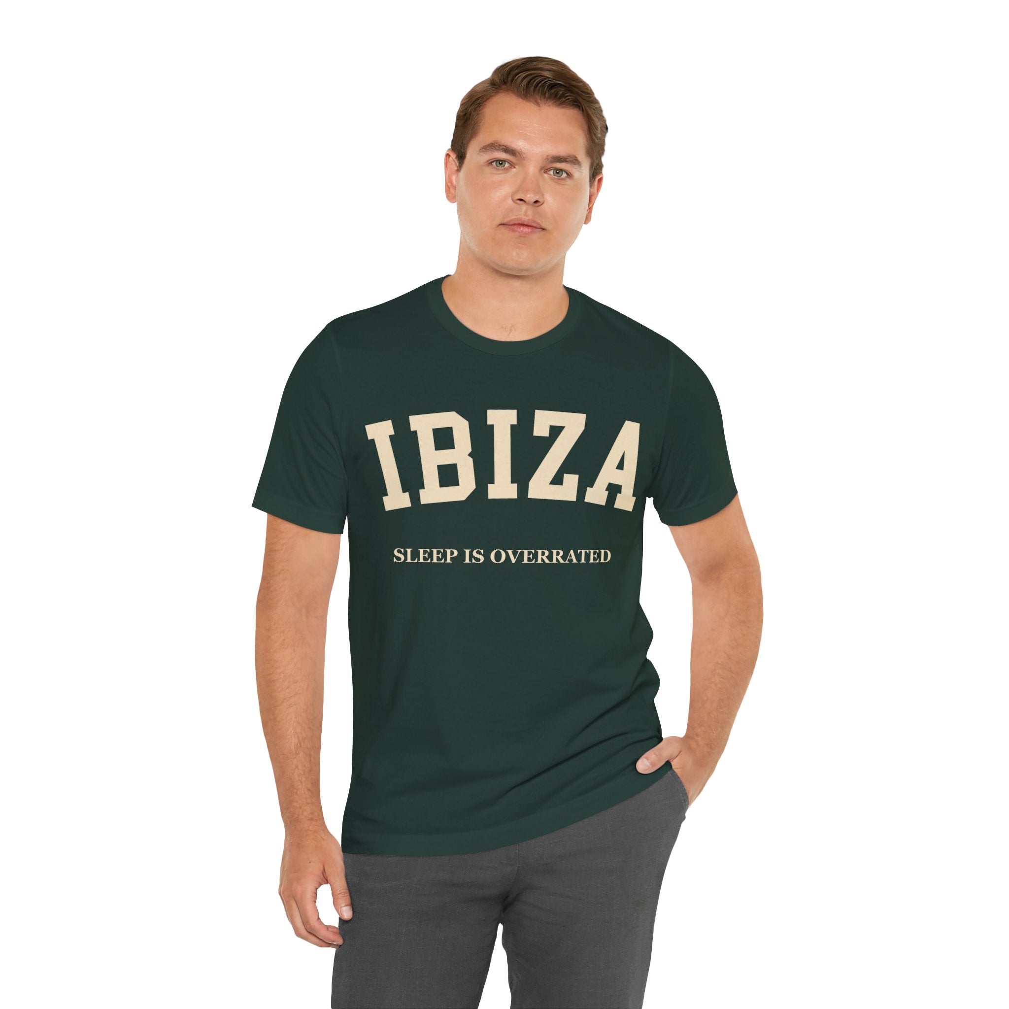 Ibiza Collegiate — 100% Cotton Premium Unisex T-Shirt | BY CHARLES
