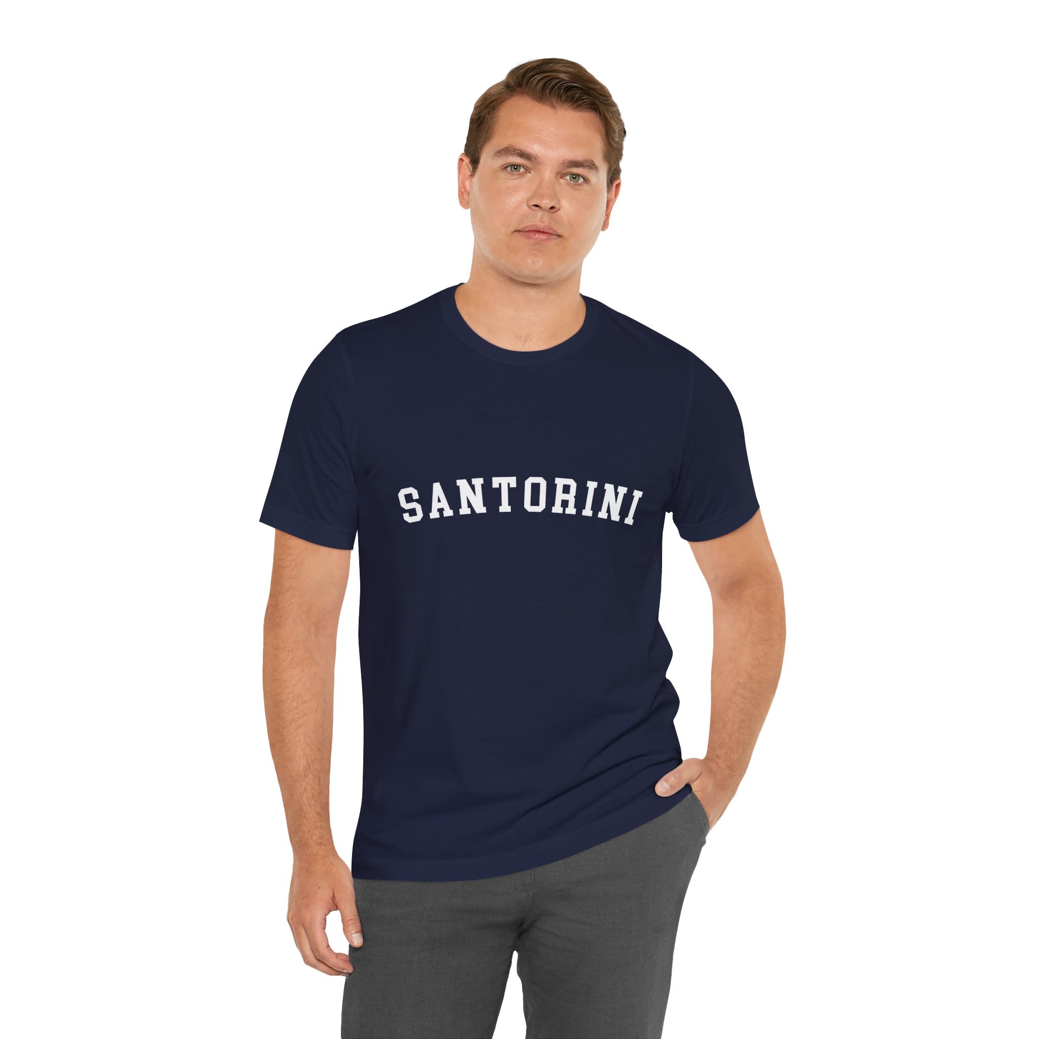 BY CHARLES | Santorini Collegiate Series — Premium Unisex Tee