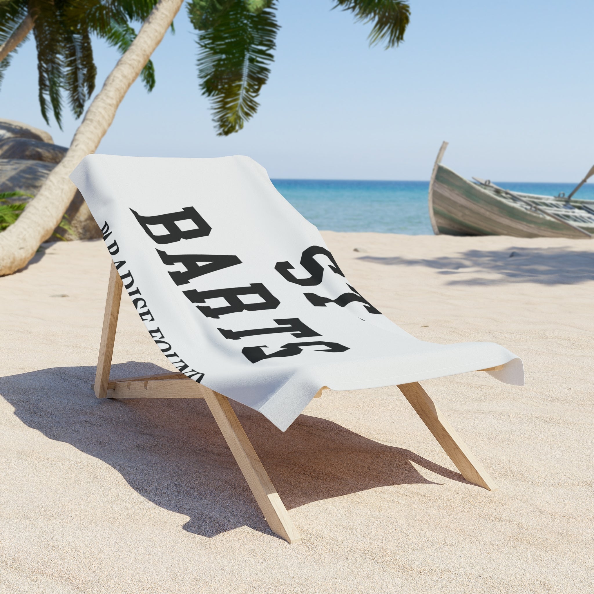 St. Barts Slogan Series Beach Towel — Premium Oversized | BY CHARLES