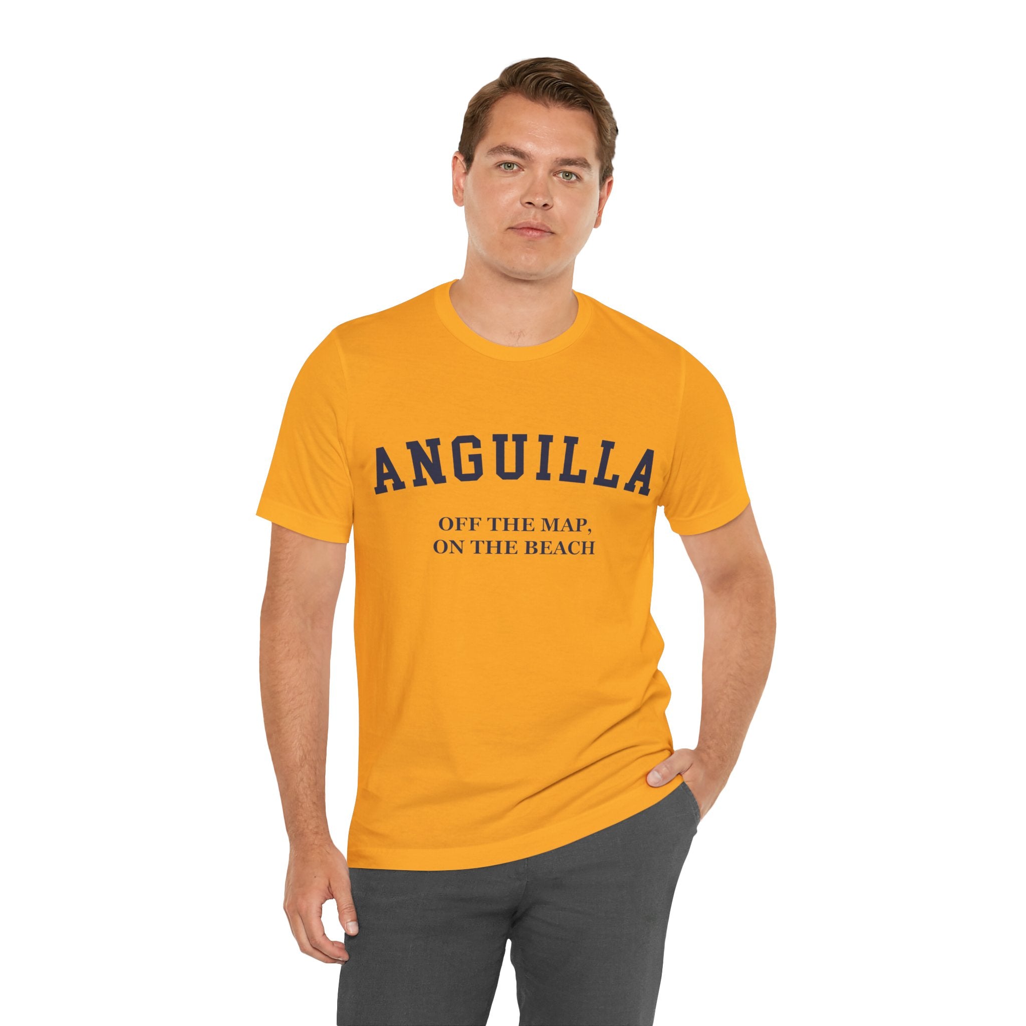 Anguilla Collegiate — 100% Cotton Premium Unisex T-Shirt | BY CHARLES