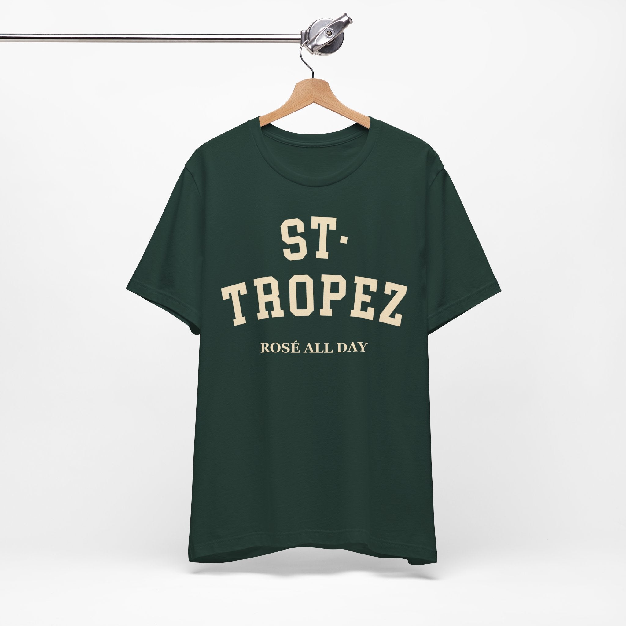 St. Tropez Collegiate — 100% Cotton Premium Unisex T-Shirt | BY CHARLES