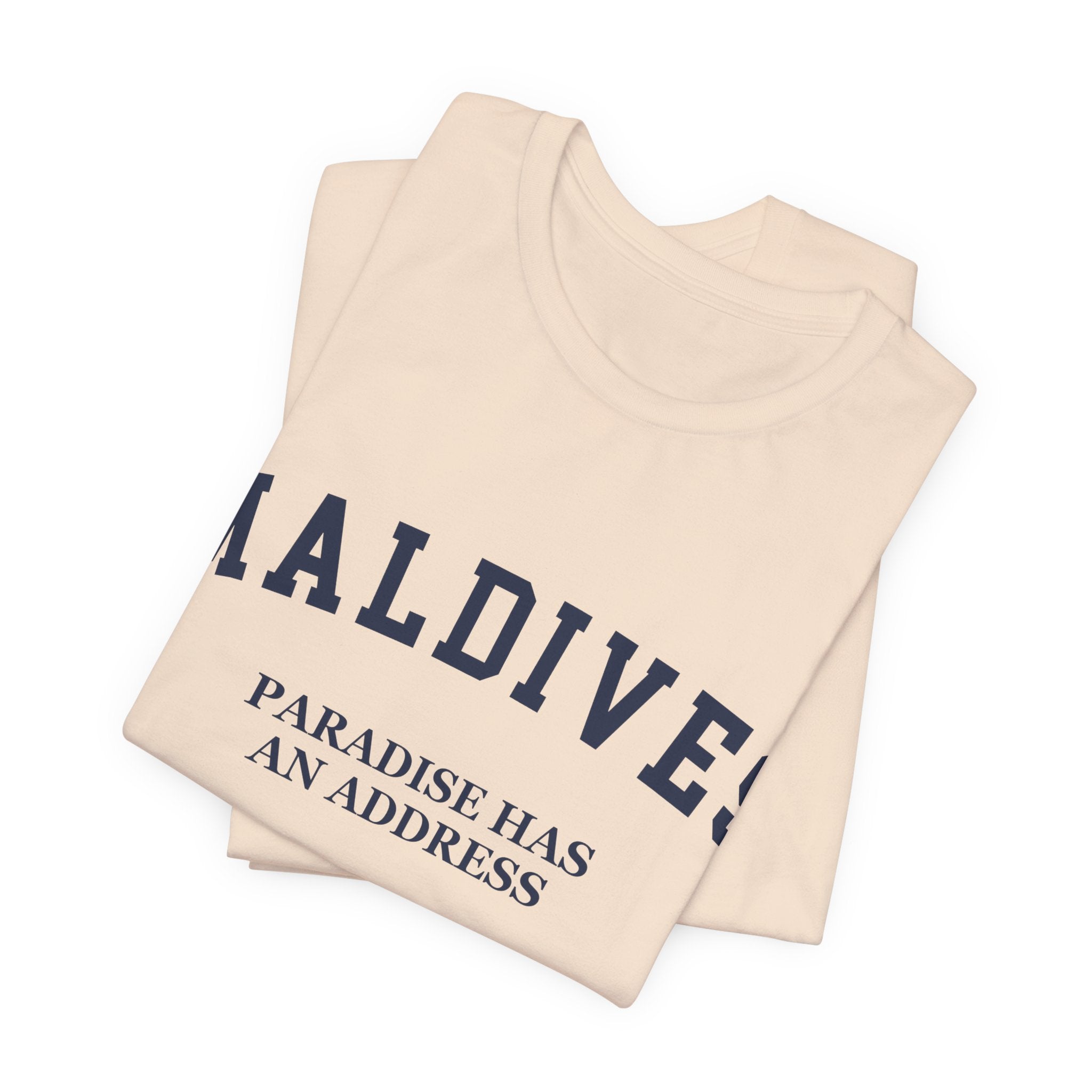 Maldives Collegiate — 100% Cotton Premium Unisex T-Shirt | BY CHARLES