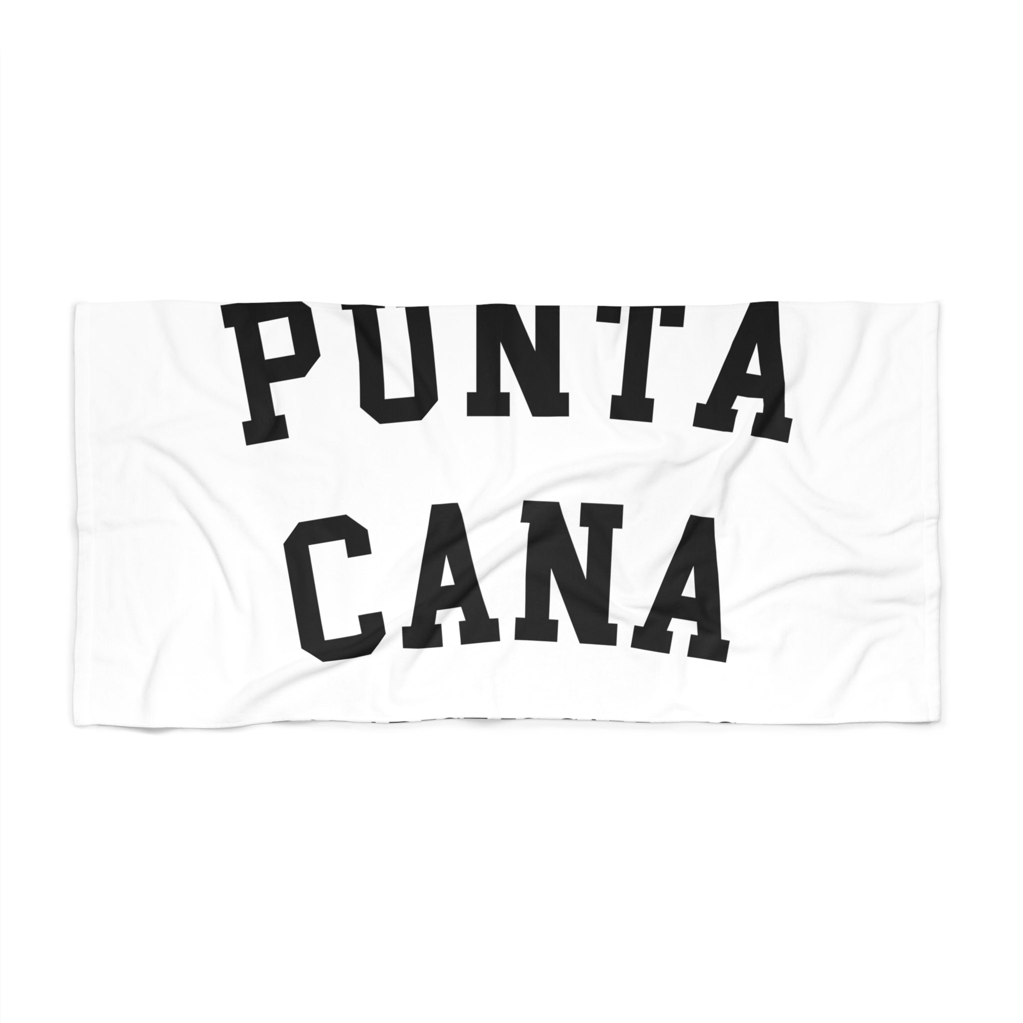 Punta Cana Slogan Series Beach Towel — Premium Oversized | BY CHARLES