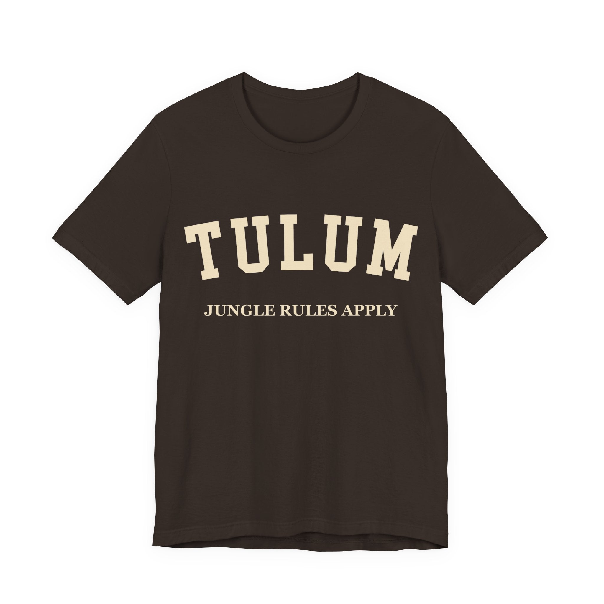 Tulum Collegiate — 100% Cotton Premium Unisex T-Shirt | BY CHARLES