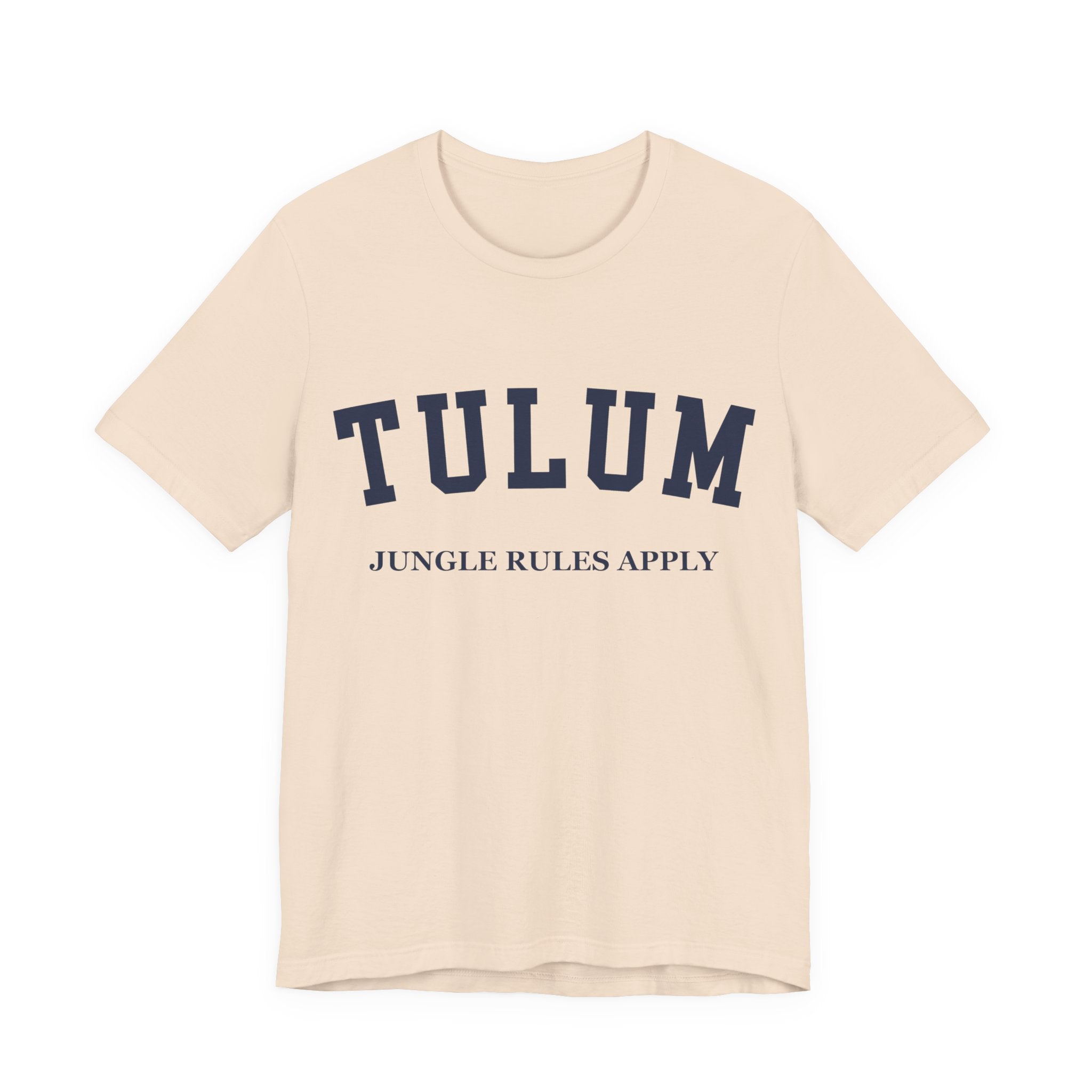 Tulum Collegiate — 100% Cotton Premium Unisex T-Shirt | BY CHARLES