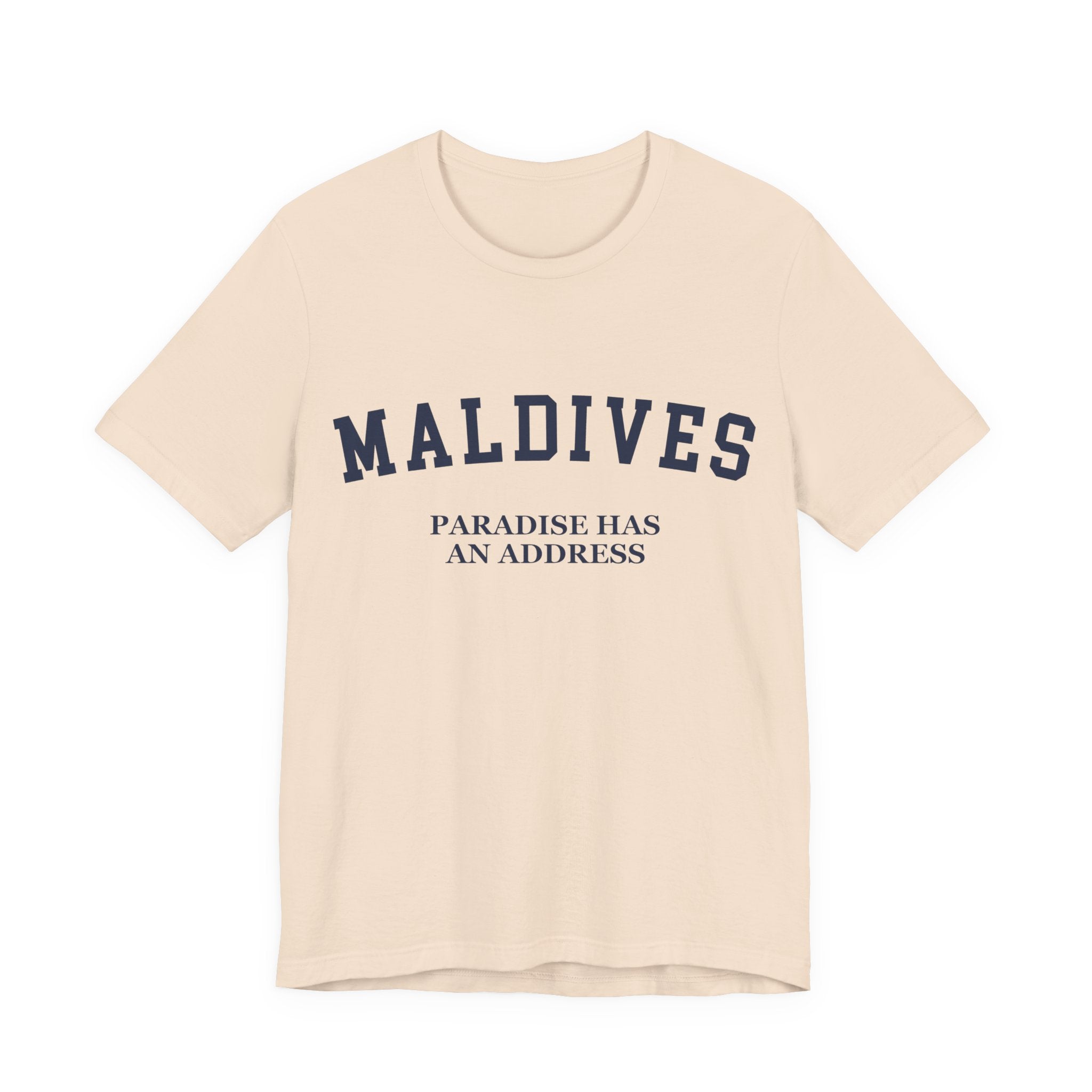 Maldives Collegiate — 100% Cotton Premium Unisex T-Shirt | BY CHARLES