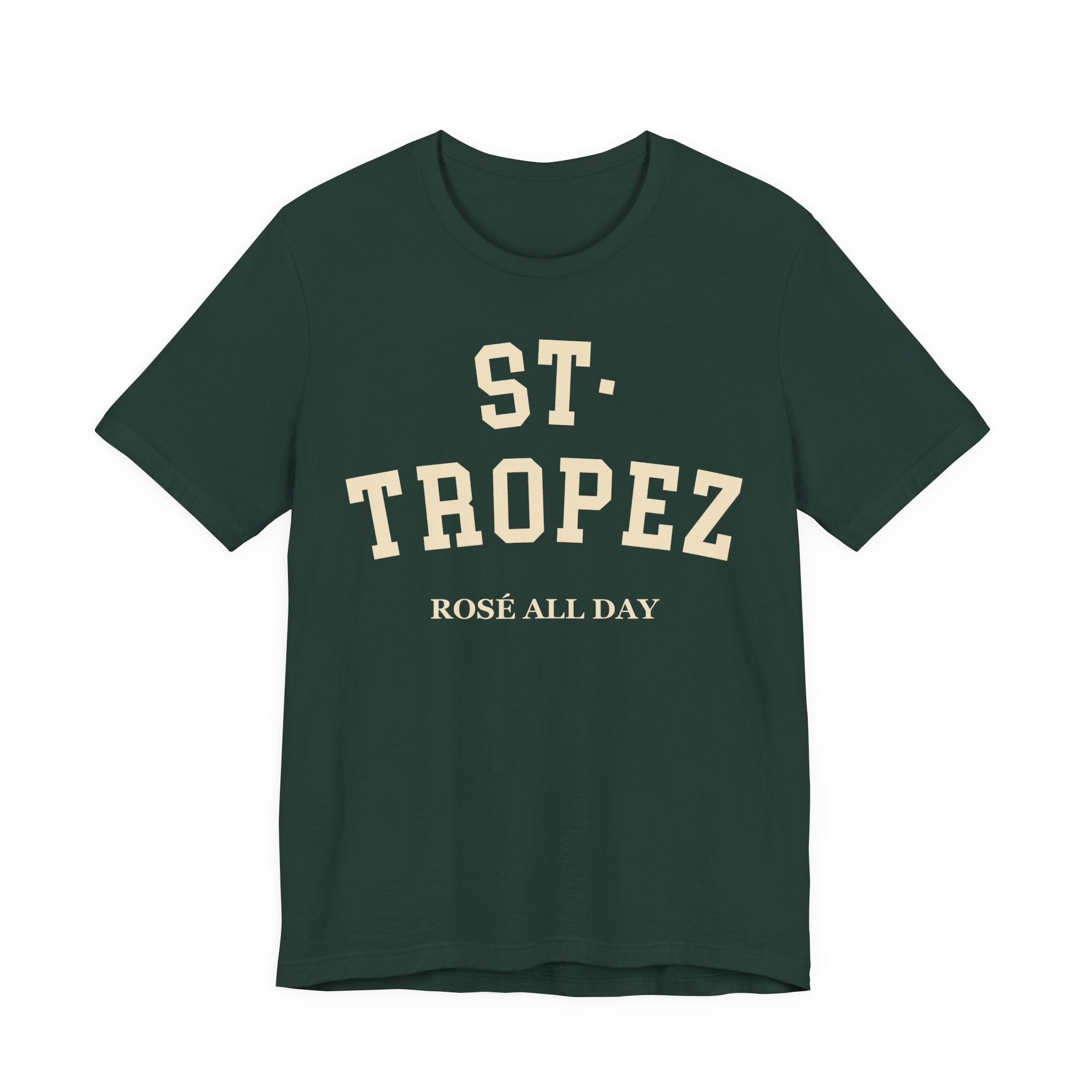 St. Tropez Collegiate — 100% Cotton Premium Unisex T-Shirt | BY CHARLES
