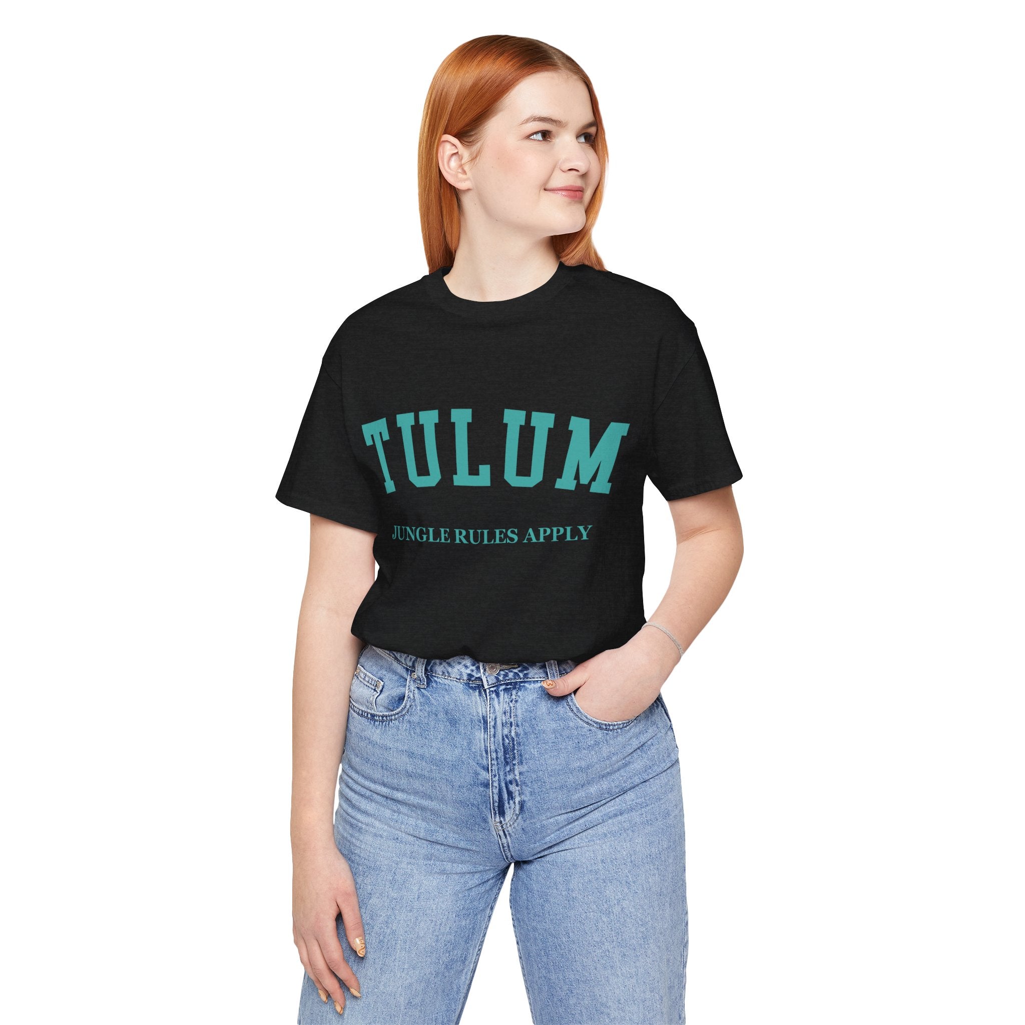 Tulum Collegiate — 100% Cotton Premium Unisex T-Shirt | BY CHARLES