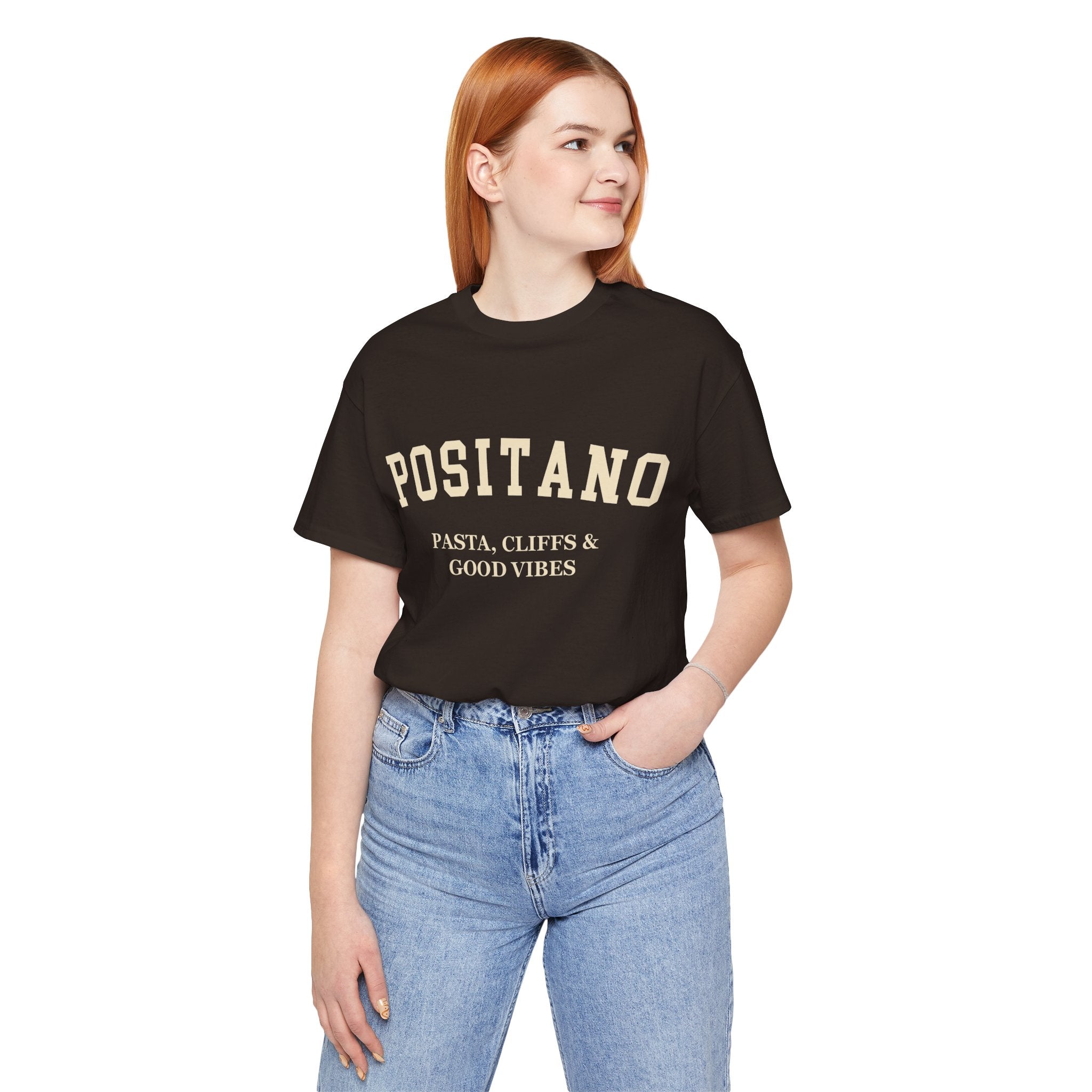 Positano Collegiate — 100% Cotton Premium Unisex T-Shirt | BY CHARLES
