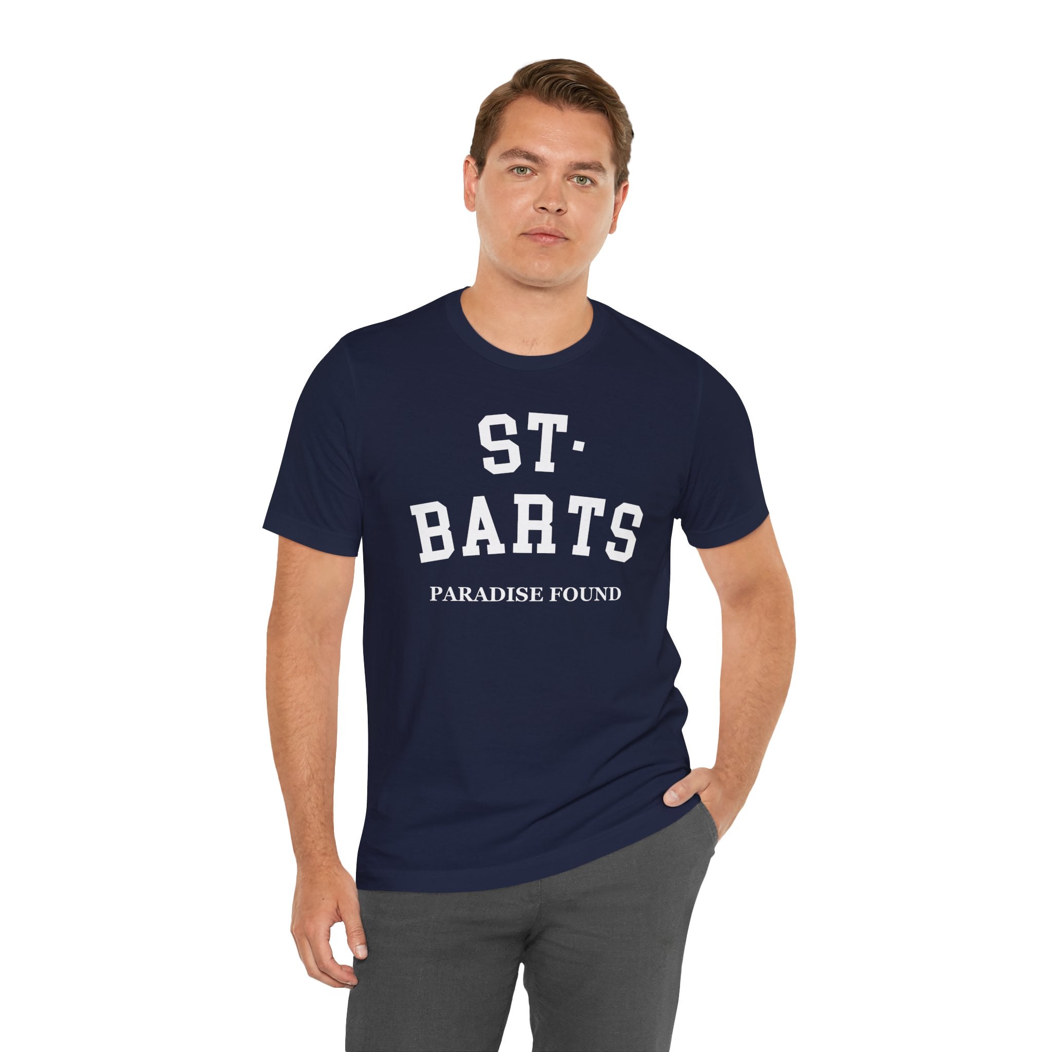 St. Barts Collegiate — 100% Cotton Premium Unisex T-Shirt | BY CHARLES