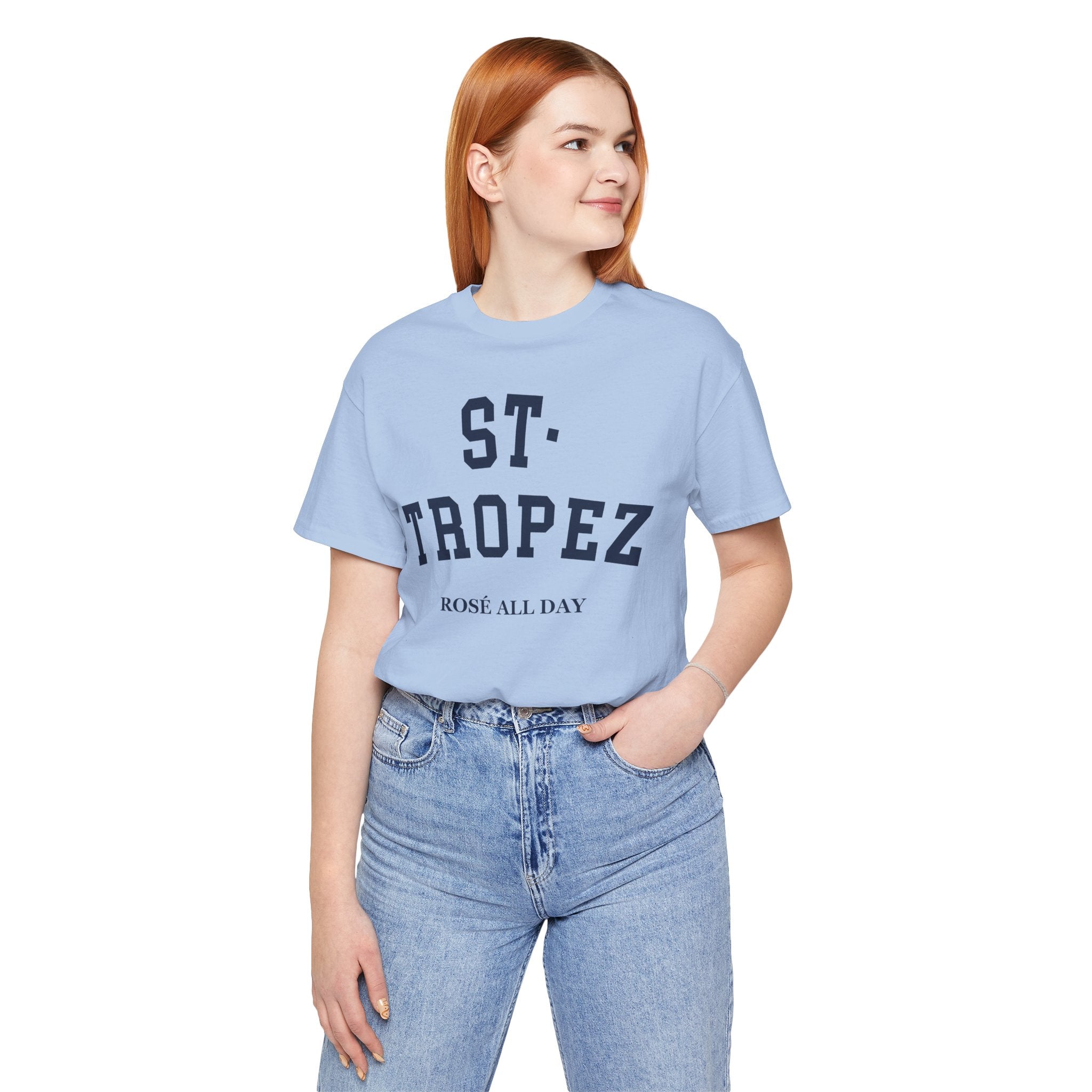 St. Tropez Collegiate — 100% Cotton Premium Unisex T-Shirt | BY CHARLES