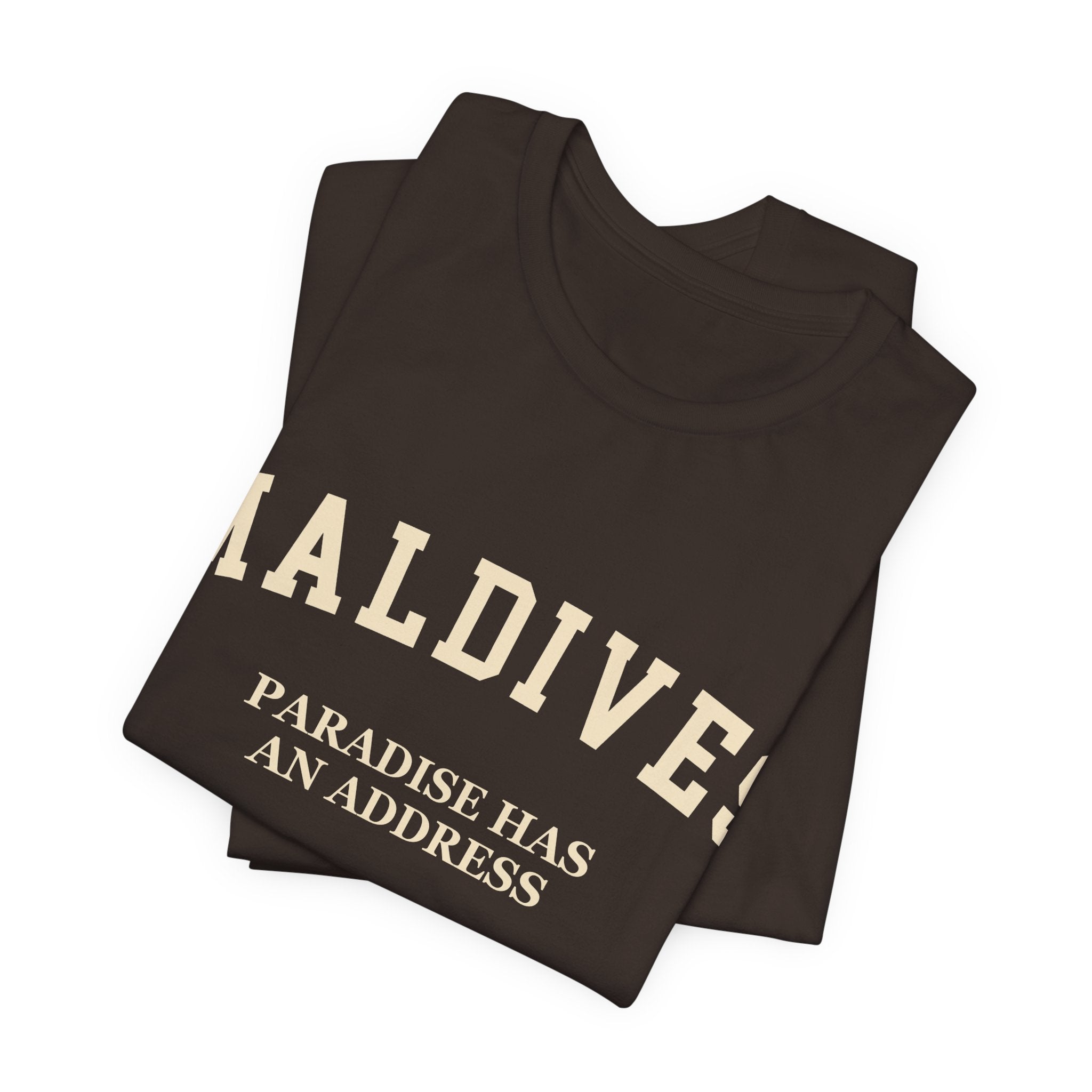 Maldives Collegiate — 100% Cotton Premium Unisex T-Shirt | BY CHARLES