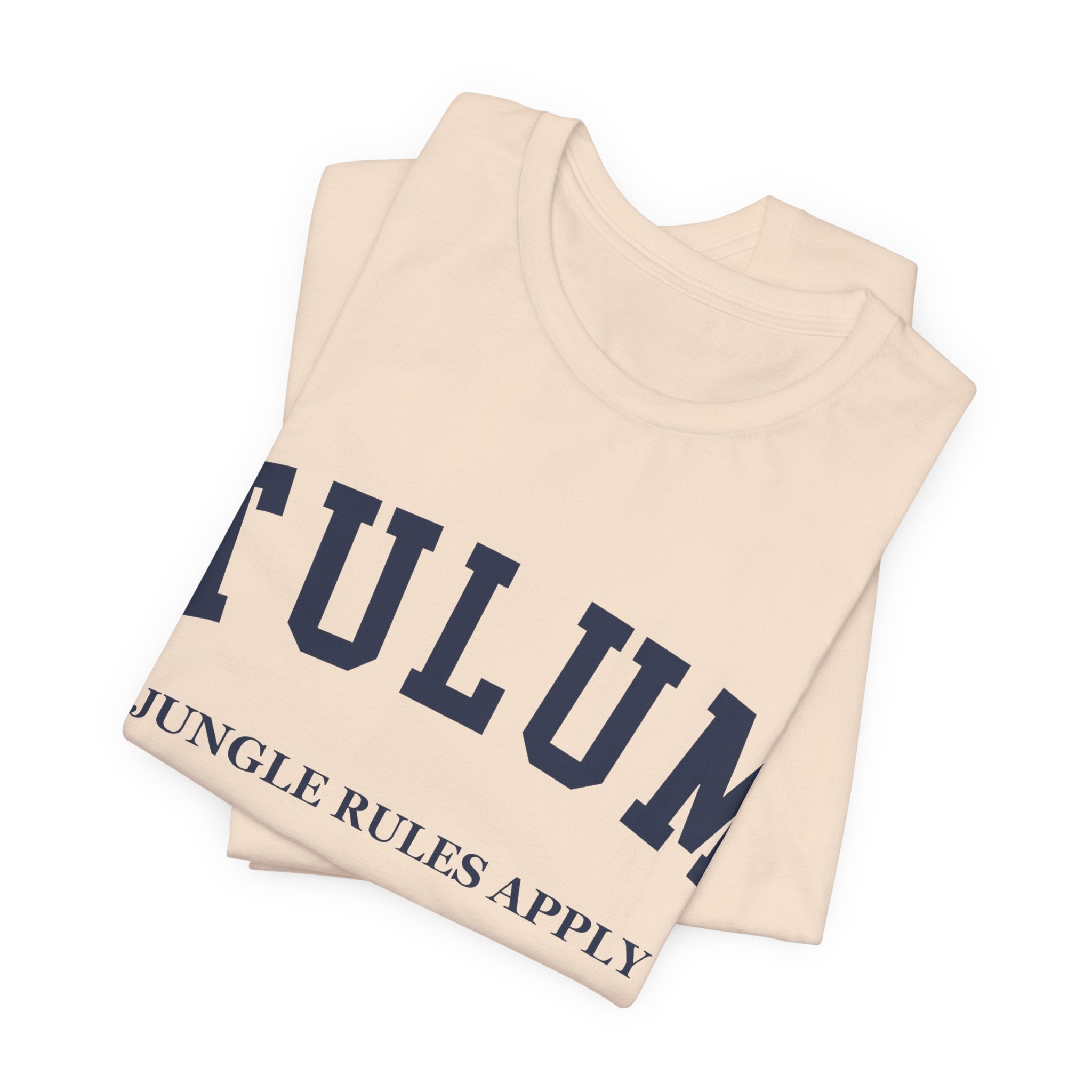 Tulum Collegiate — 100% Cotton Premium Unisex T-Shirt | BY CHARLES