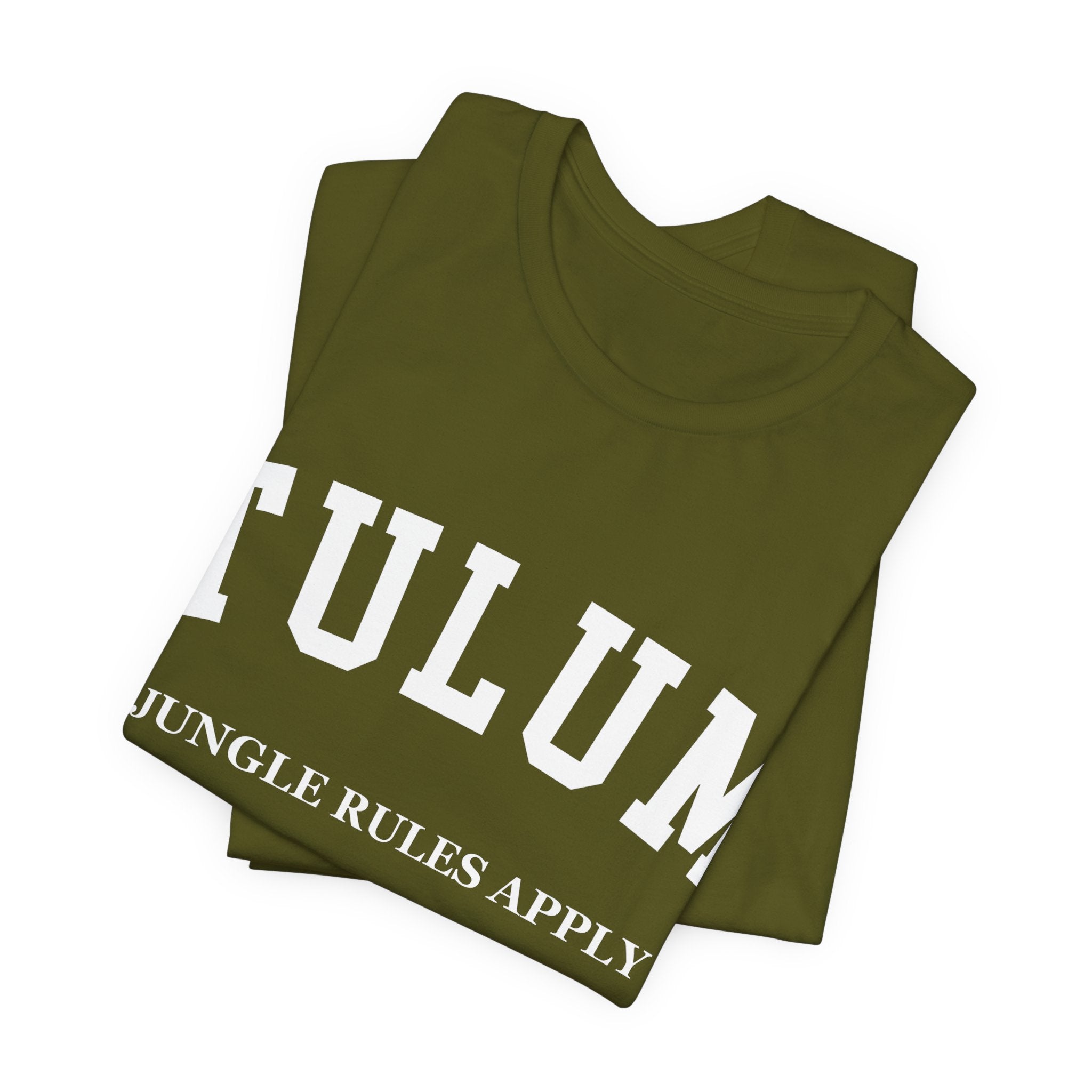 Tulum Collegiate — 100% Cotton Premium Unisex T-Shirt | BY CHARLES