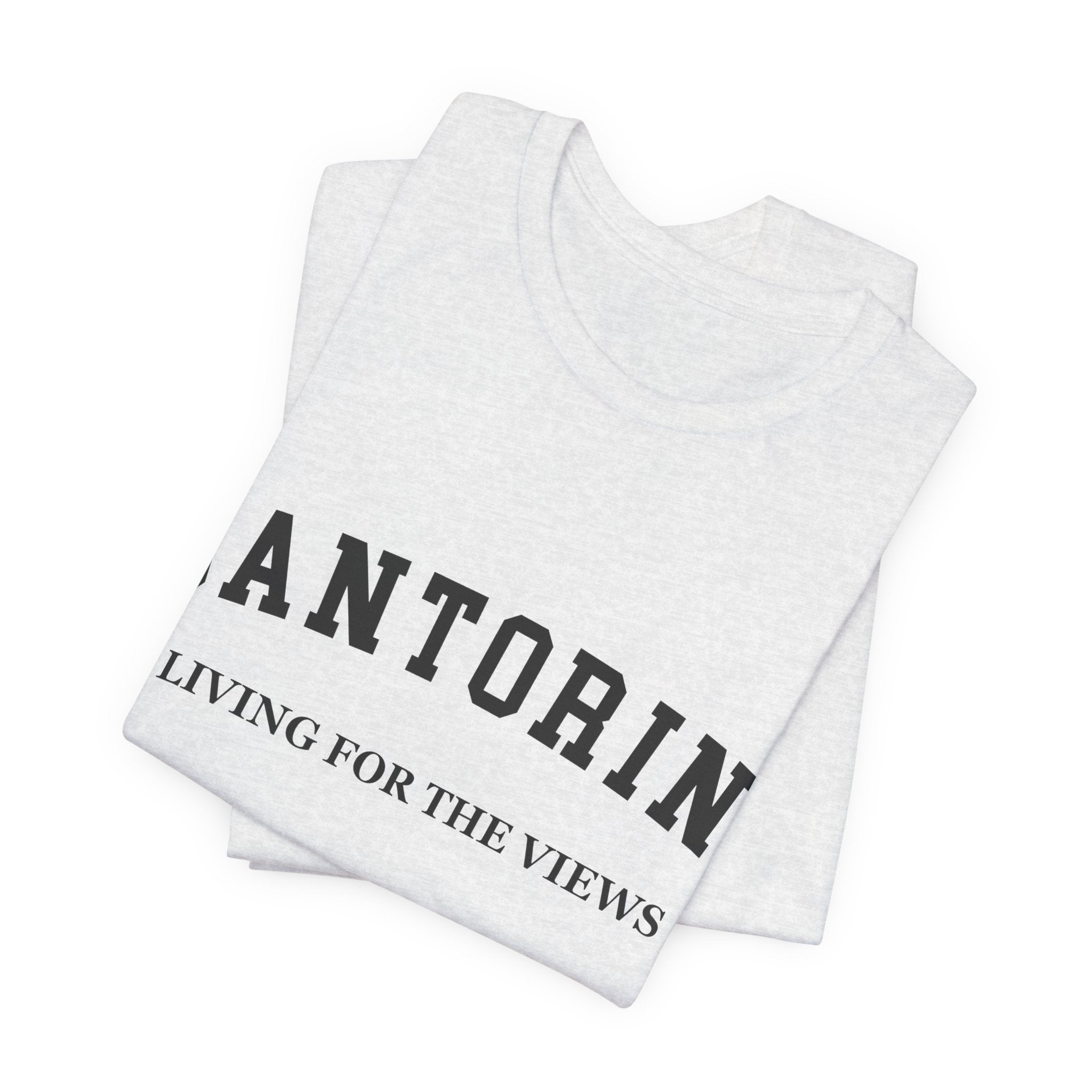 Santorini Collegiate — 100% Cotton Premium Unisex T-Shirt | BY CHARLES
