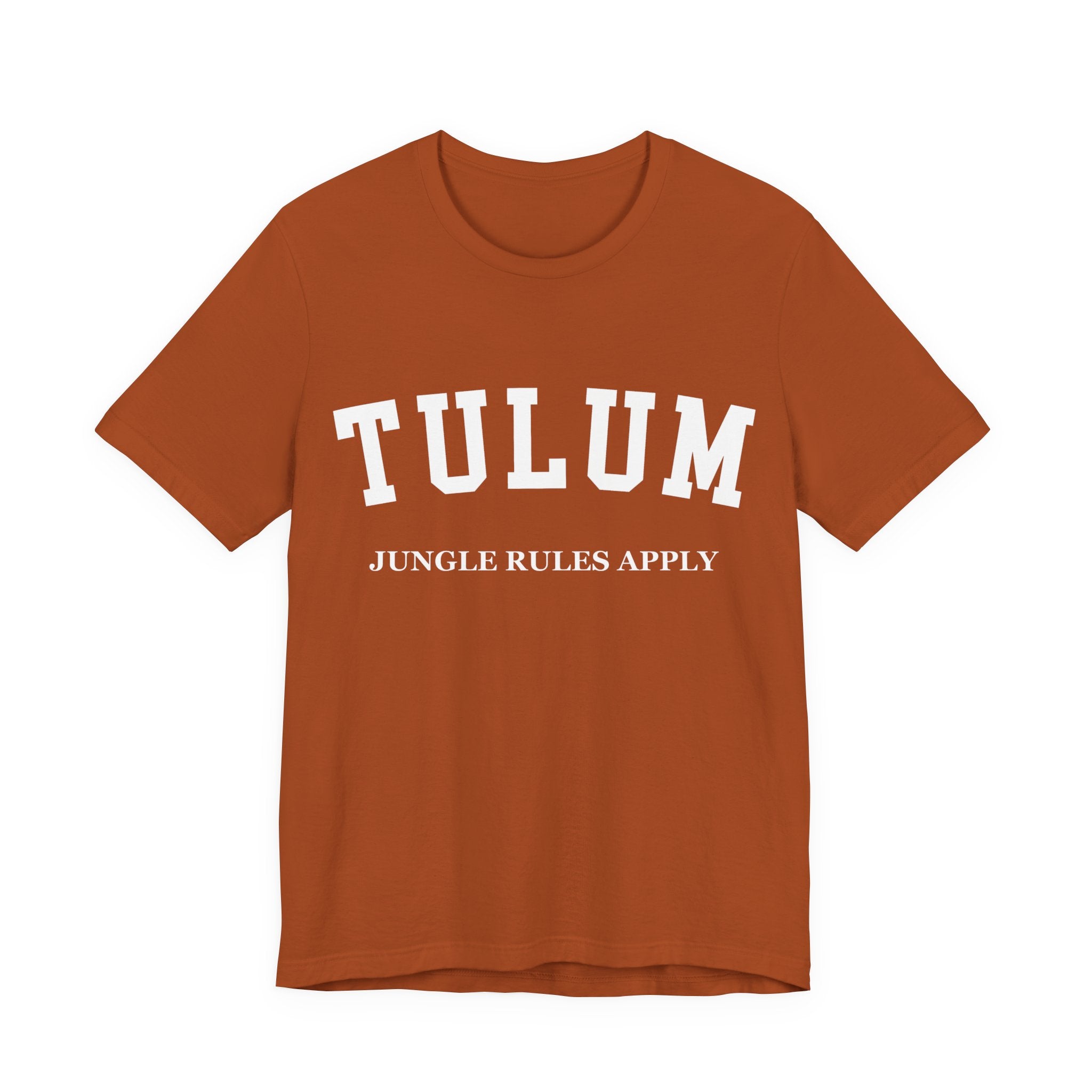 Tulum Collegiate — 100% Cotton Premium Unisex T-Shirt | BY CHARLES