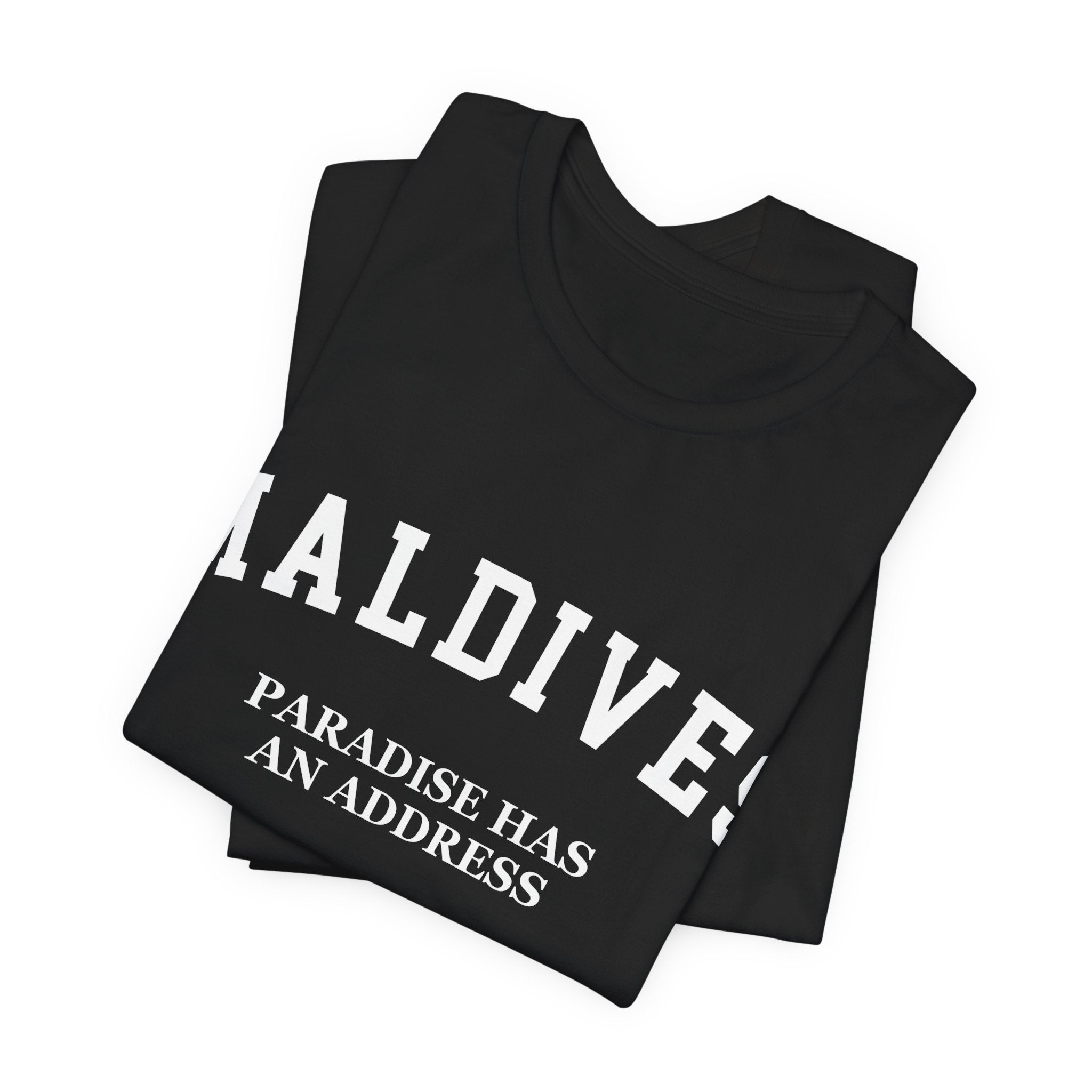 Maldives Collegiate — 100% Cotton Premium Unisex T-Shirt | BY CHARLES
