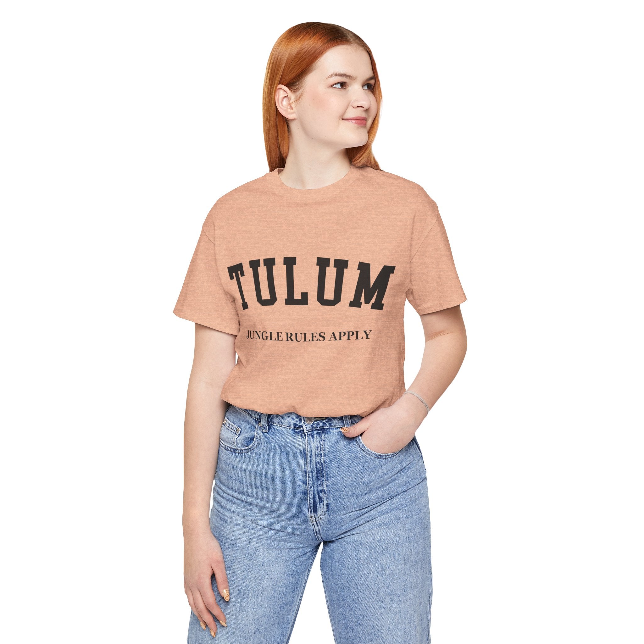 Tulum Collegiate — 100% Cotton Premium Unisex T-Shirt | BY CHARLES