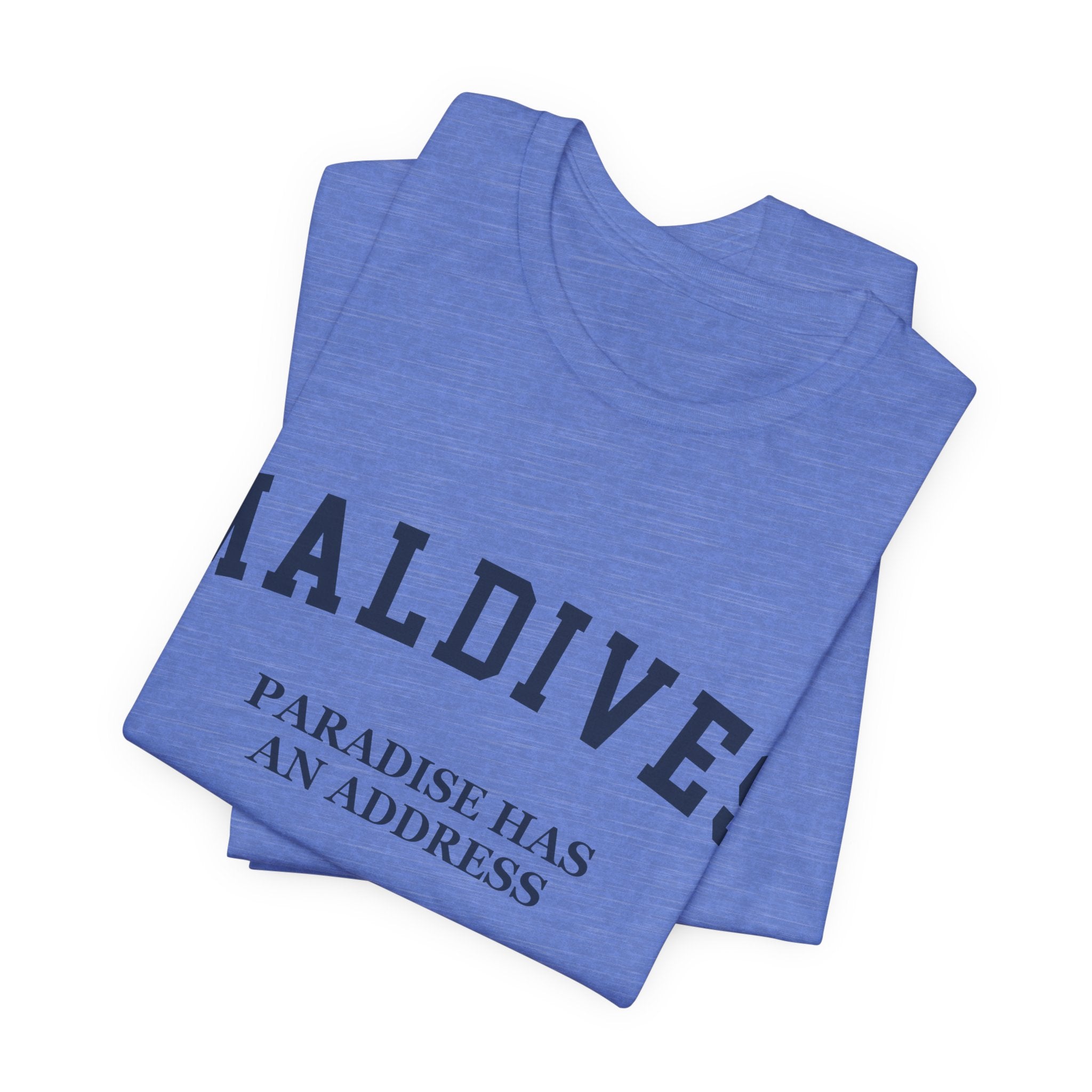 Maldives Collegiate — 100% Cotton Premium Unisex T-Shirt | BY CHARLES