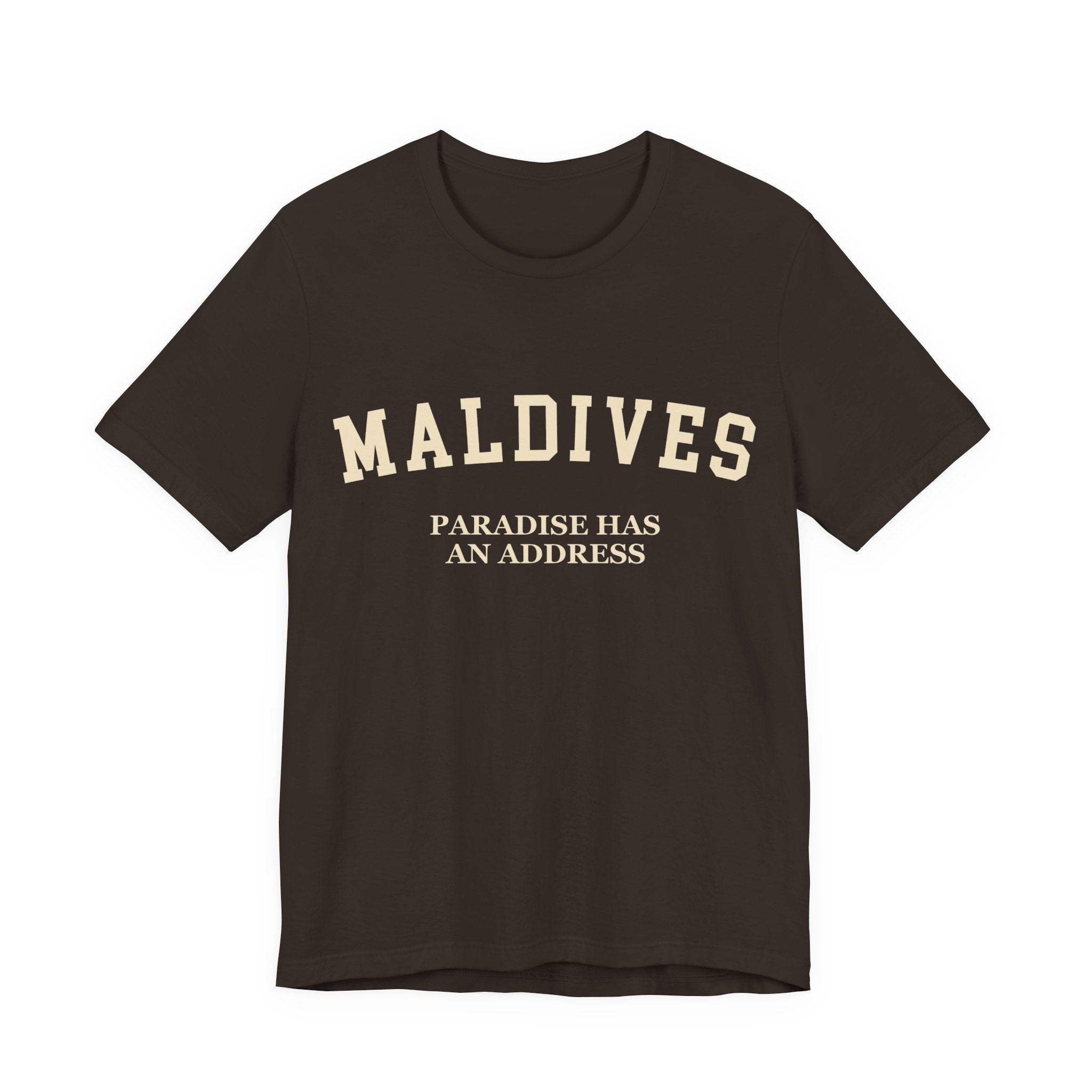 Maldives Collegiate — 100% Cotton Premium Unisex T-Shirt | BY CHARLES