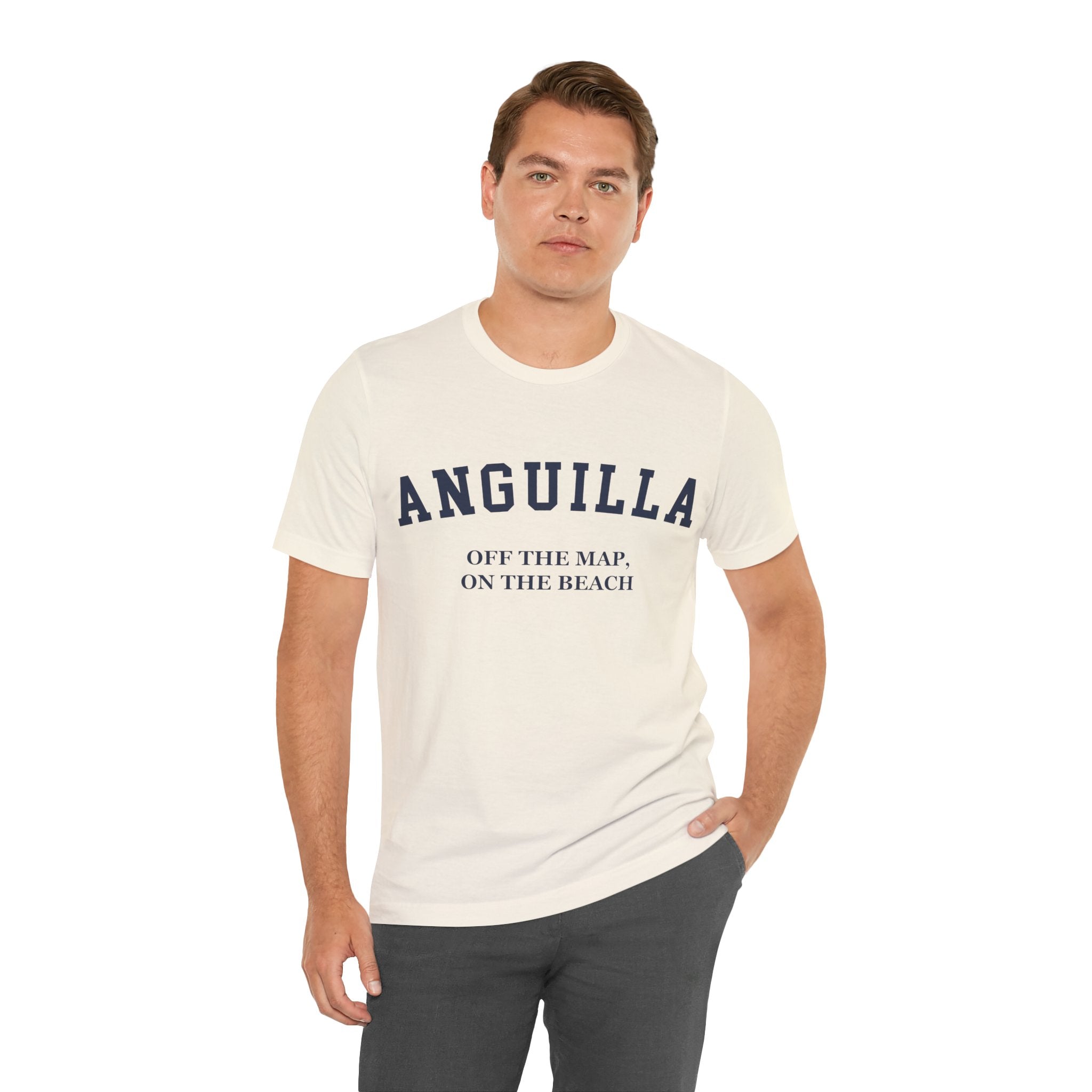 Anguilla Collegiate — 100% Cotton Premium Unisex T-Shirt | BY CHARLES