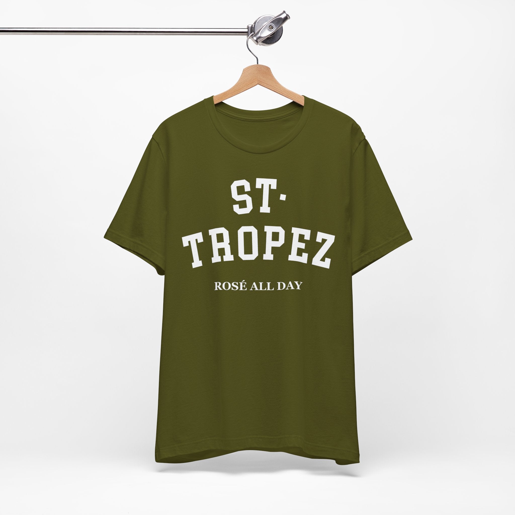 St. Tropez Collegiate — 100% Cotton Premium Unisex T-Shirt | BY CHARLES