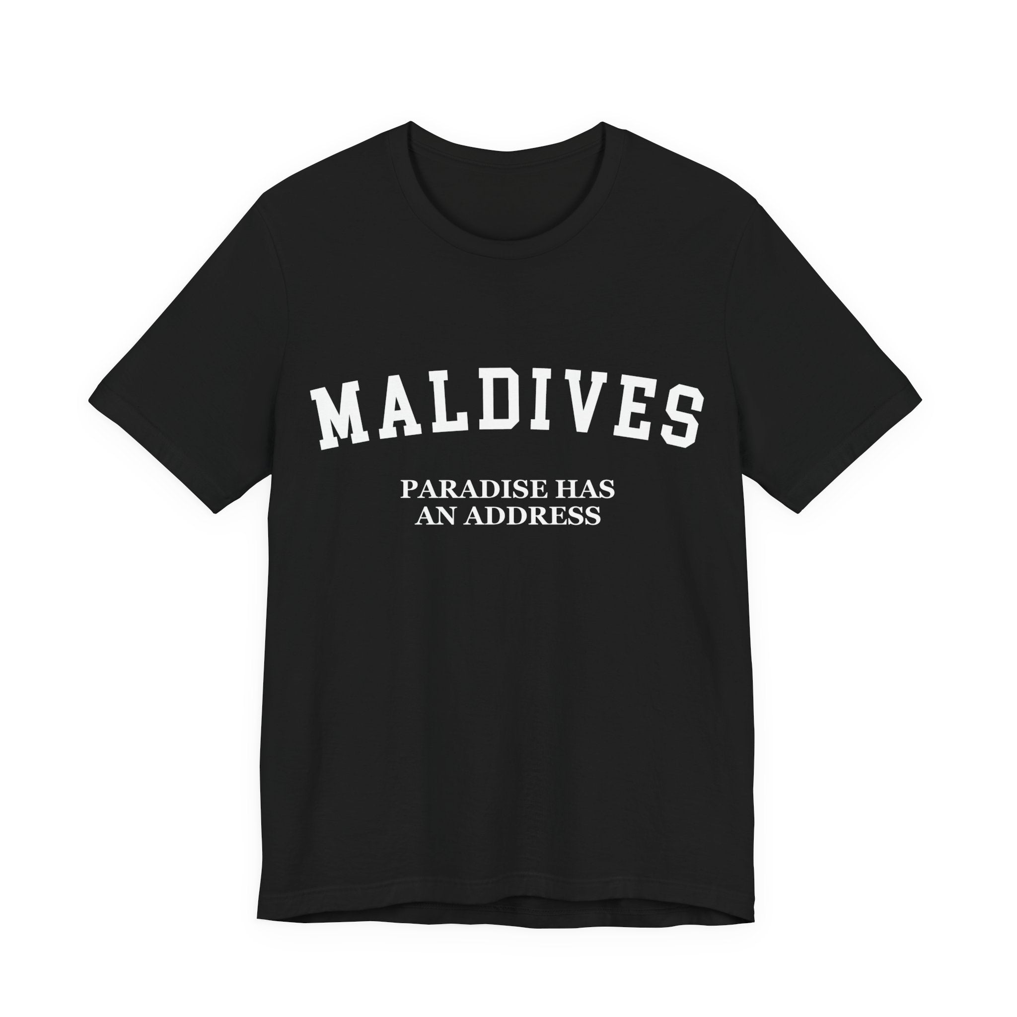 Maldives Collegiate — 100% Cotton Premium Unisex T-Shirt | BY CHARLES