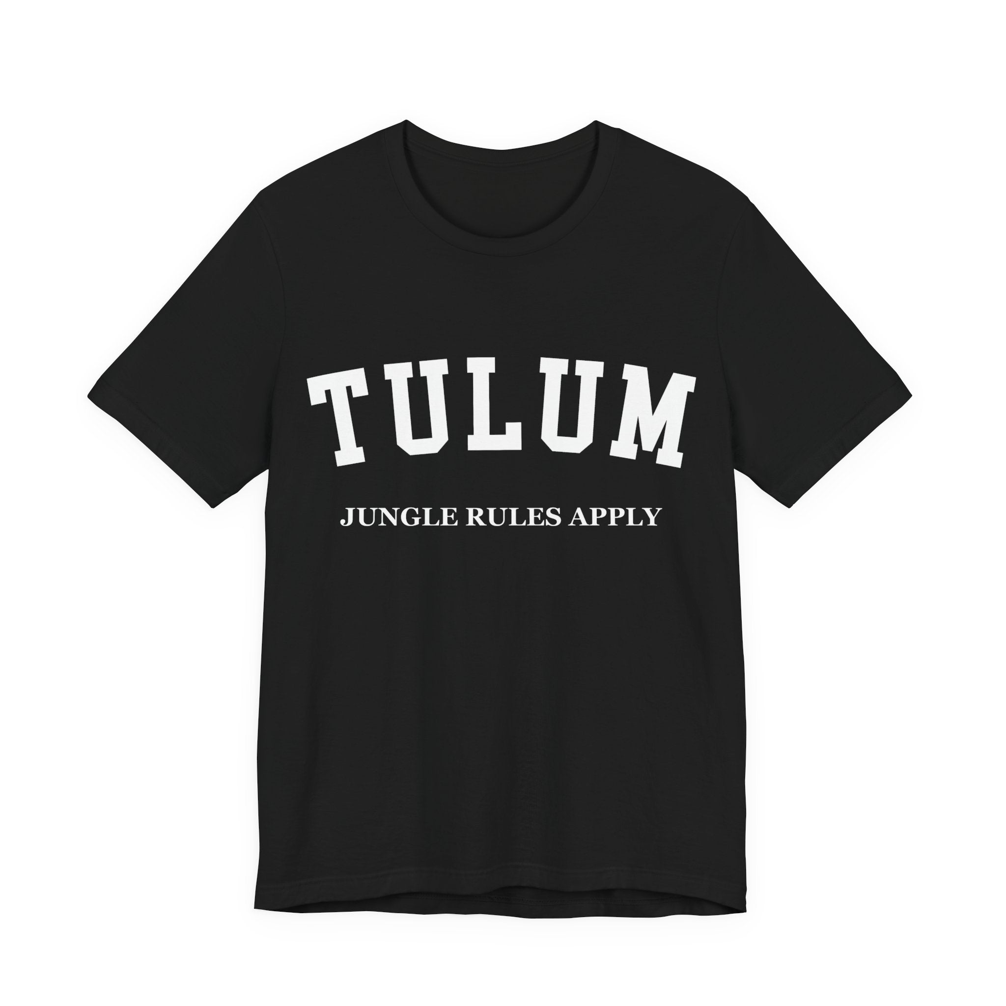Tulum Collegiate — 100% Cotton Premium Unisex T-Shirt | BY CHARLES