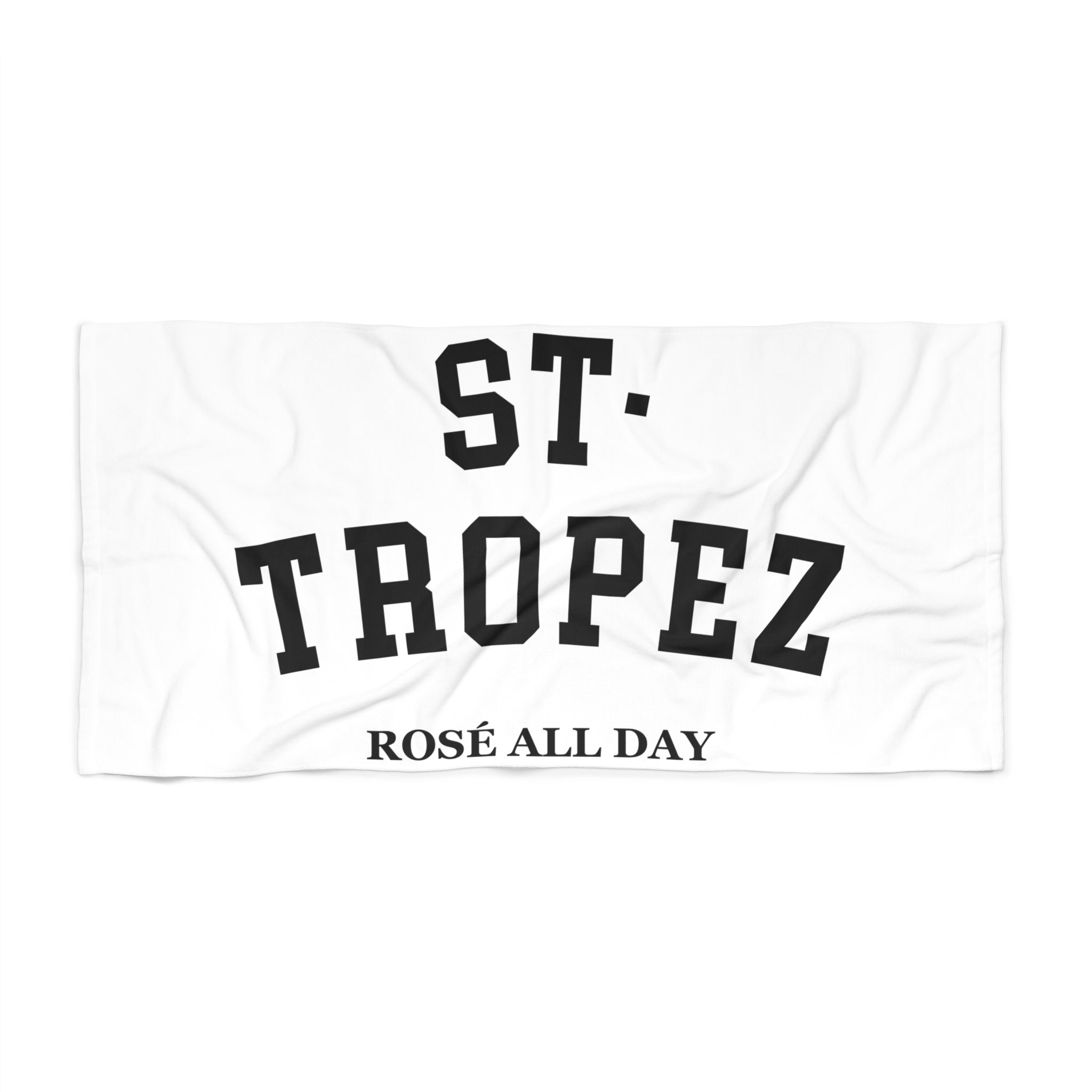 St. Tropez Slogan Series Beach Towel — Premium Oversized | BY CHARLES