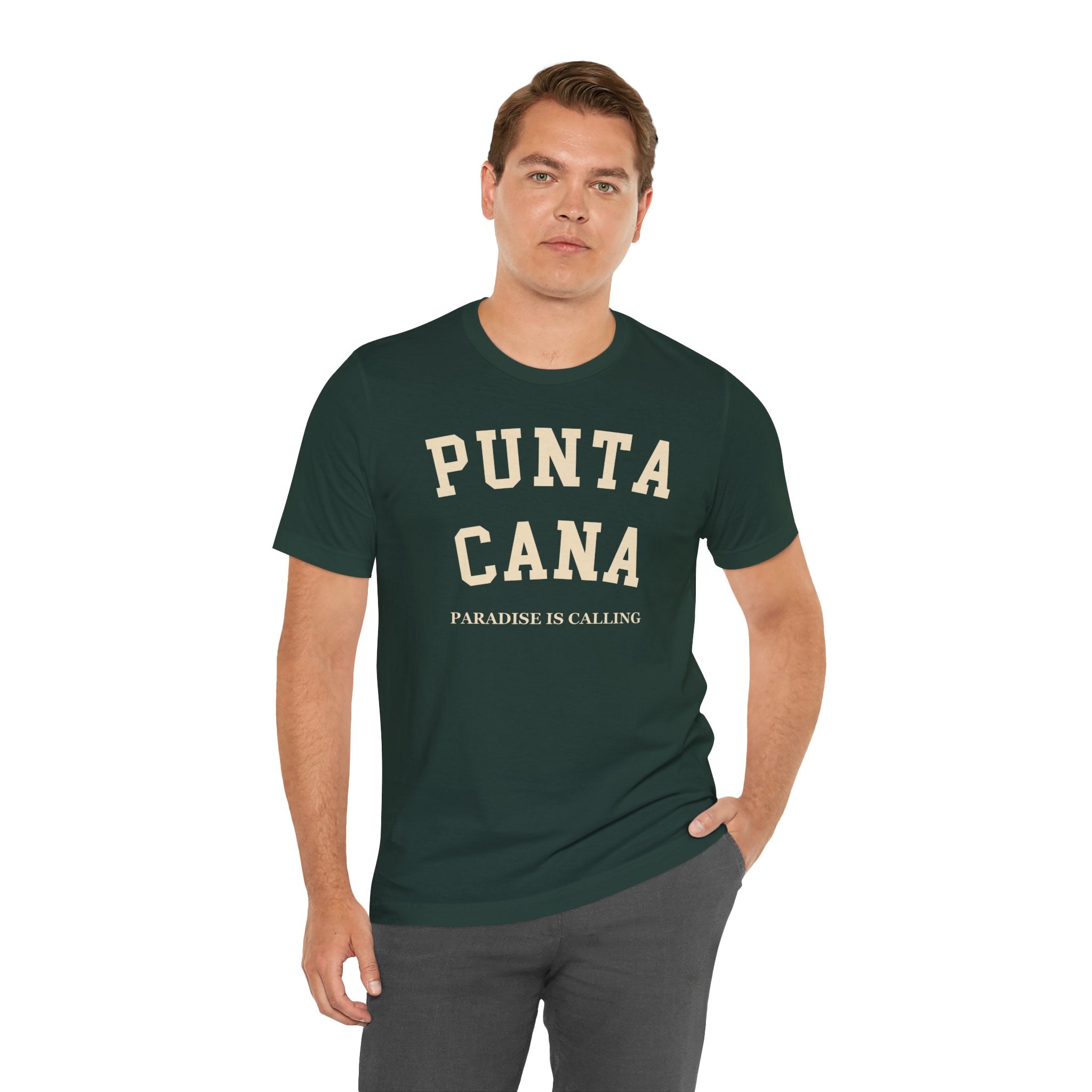 Punta Cana Collegiate — 100% Cotton Premium Unisex T-Shirt | BY CHARLES