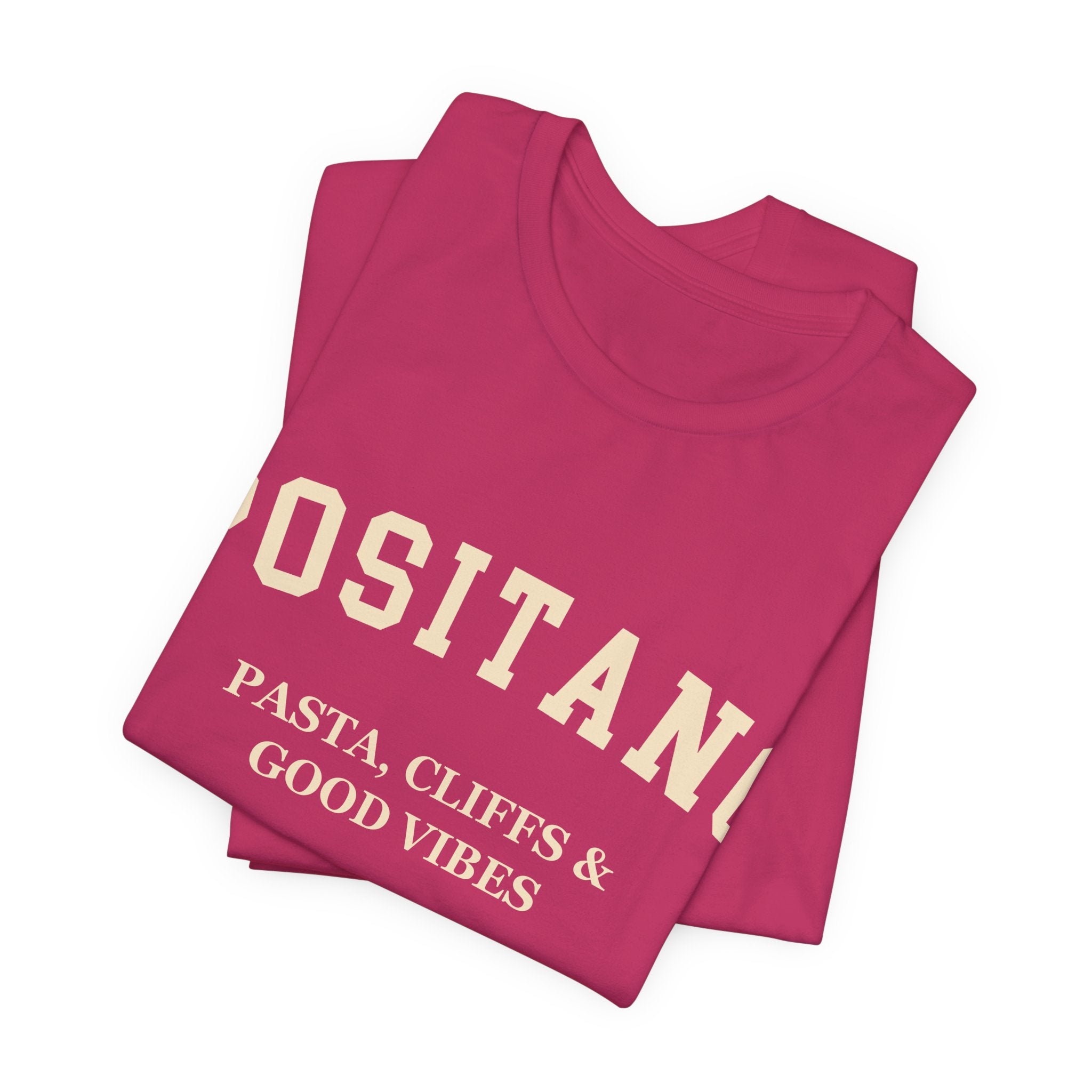 Positano Collegiate — 100% Cotton Premium Unisex T-Shirt | BY CHARLES
