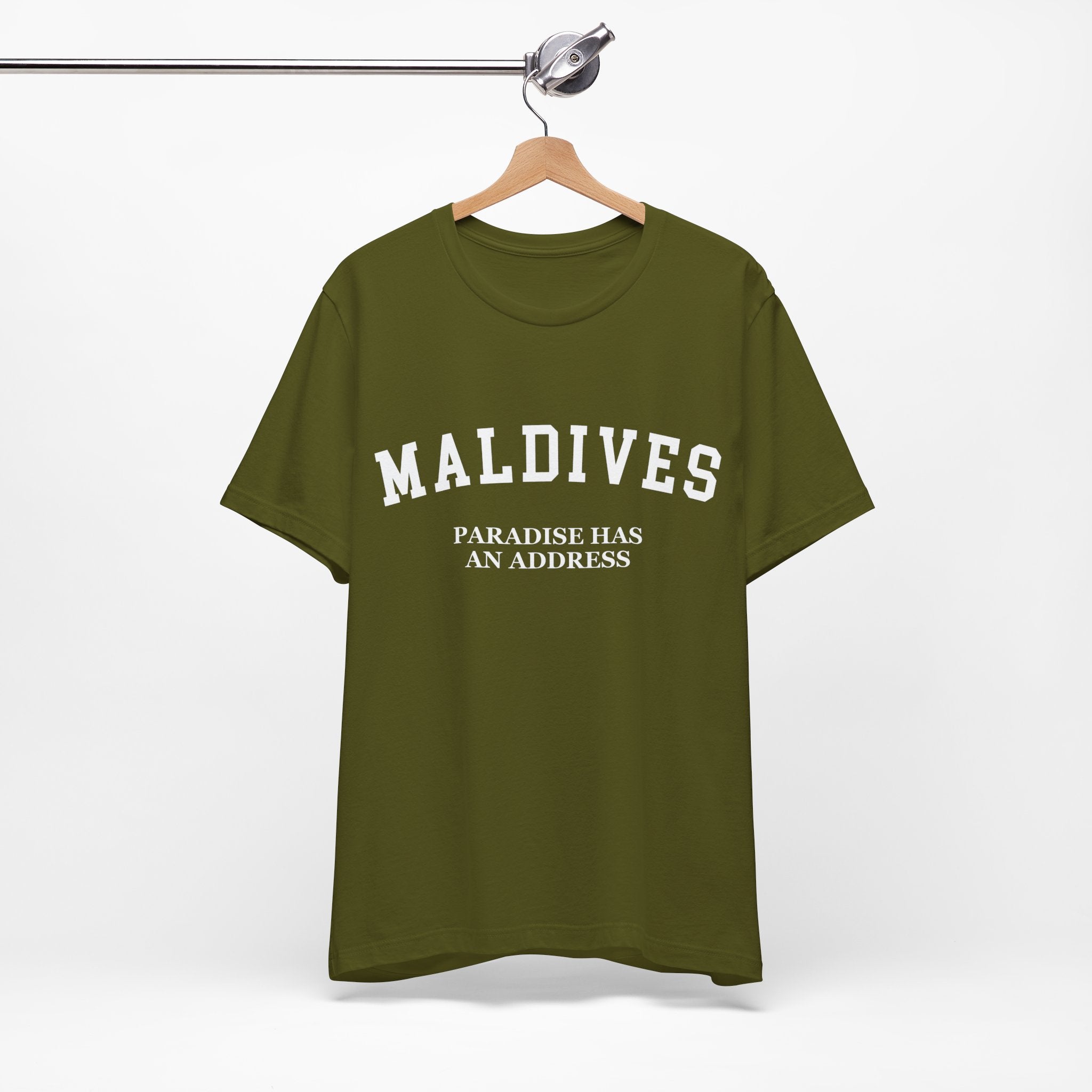 Maldives Collegiate — 100% Cotton Premium Unisex T-Shirt | BY CHARLES