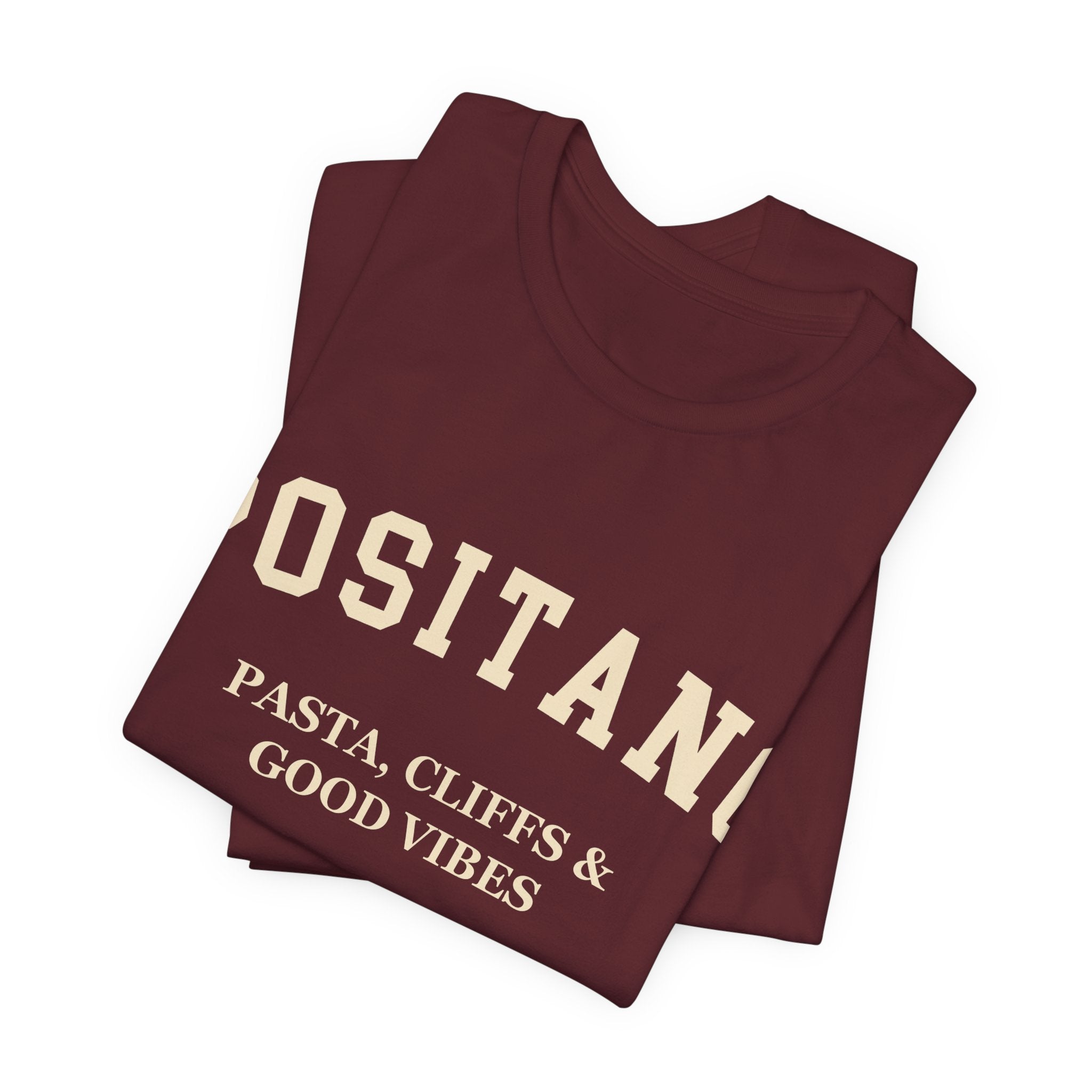 Positano Collegiate — 100% Cotton Premium Unisex T-Shirt | BY CHARLES