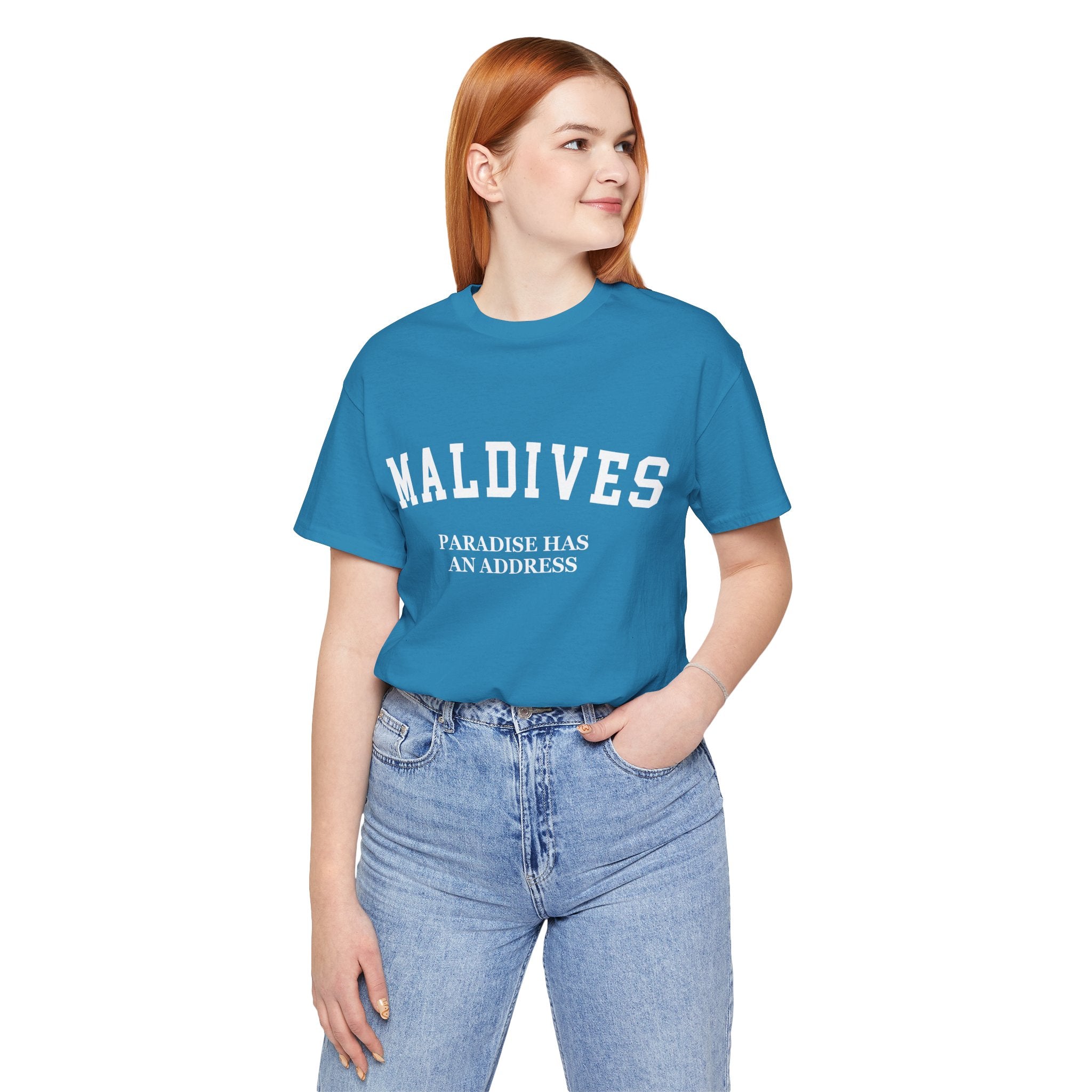 Maldives Collegiate — 100% Cotton Premium Unisex T-Shirt | BY CHARLES