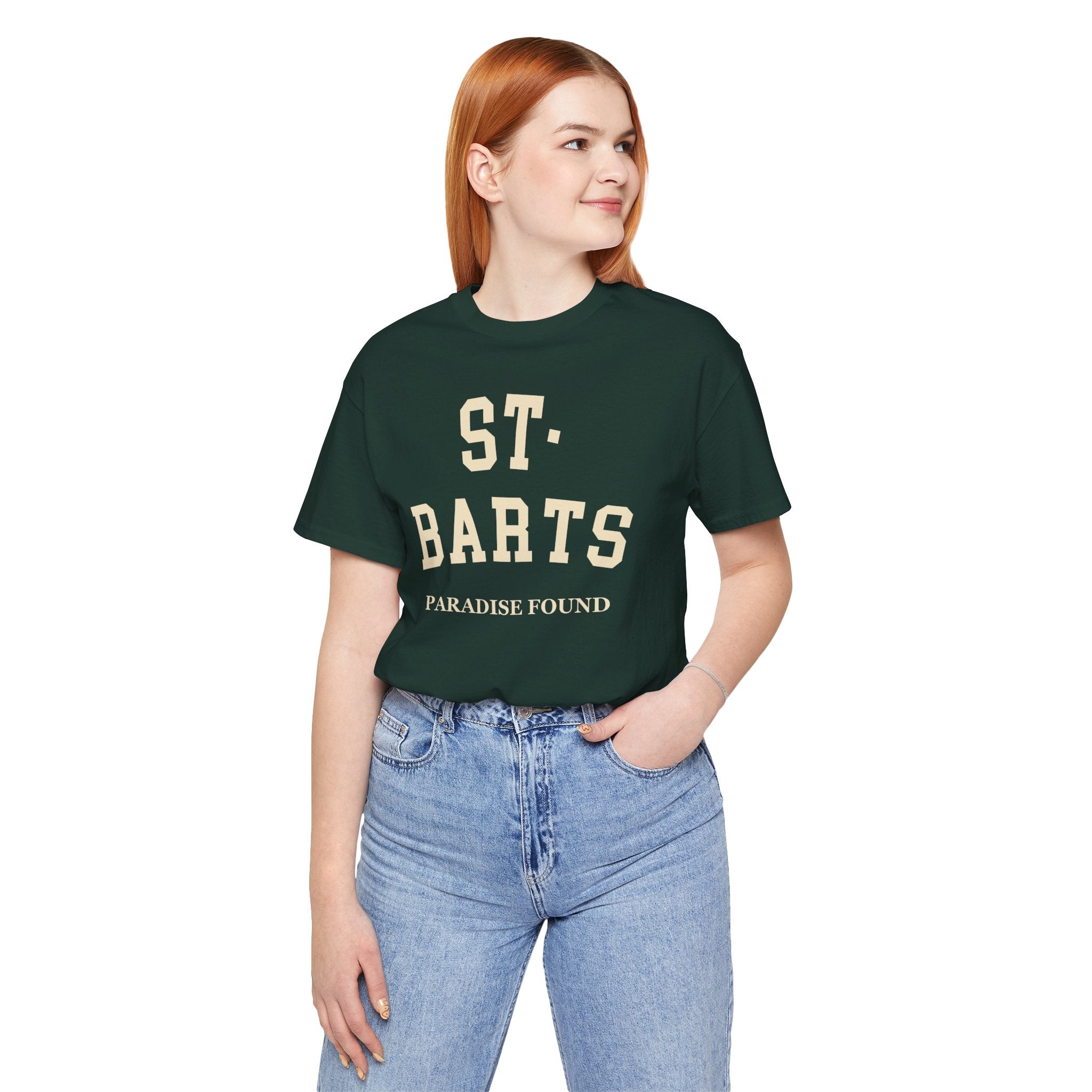 St. Barts Collegiate — 100% Cotton Premium Unisex T-Shirt | BY CHARLES