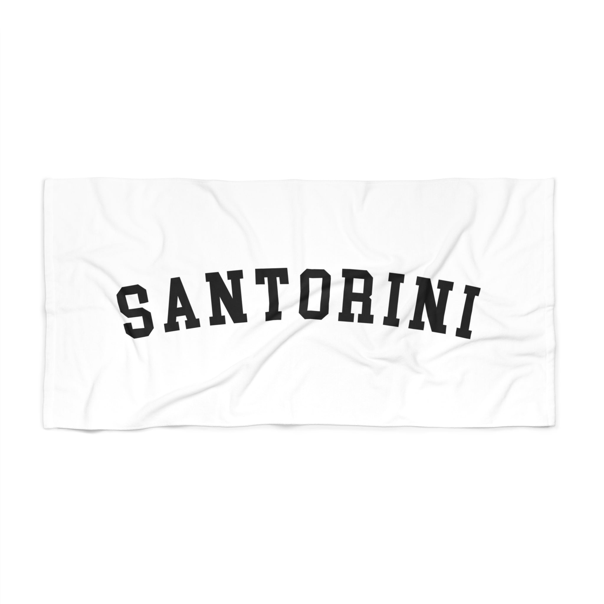 Santorini Collegiate Series Beach Towel — Premium Oversized | BY CHARLES