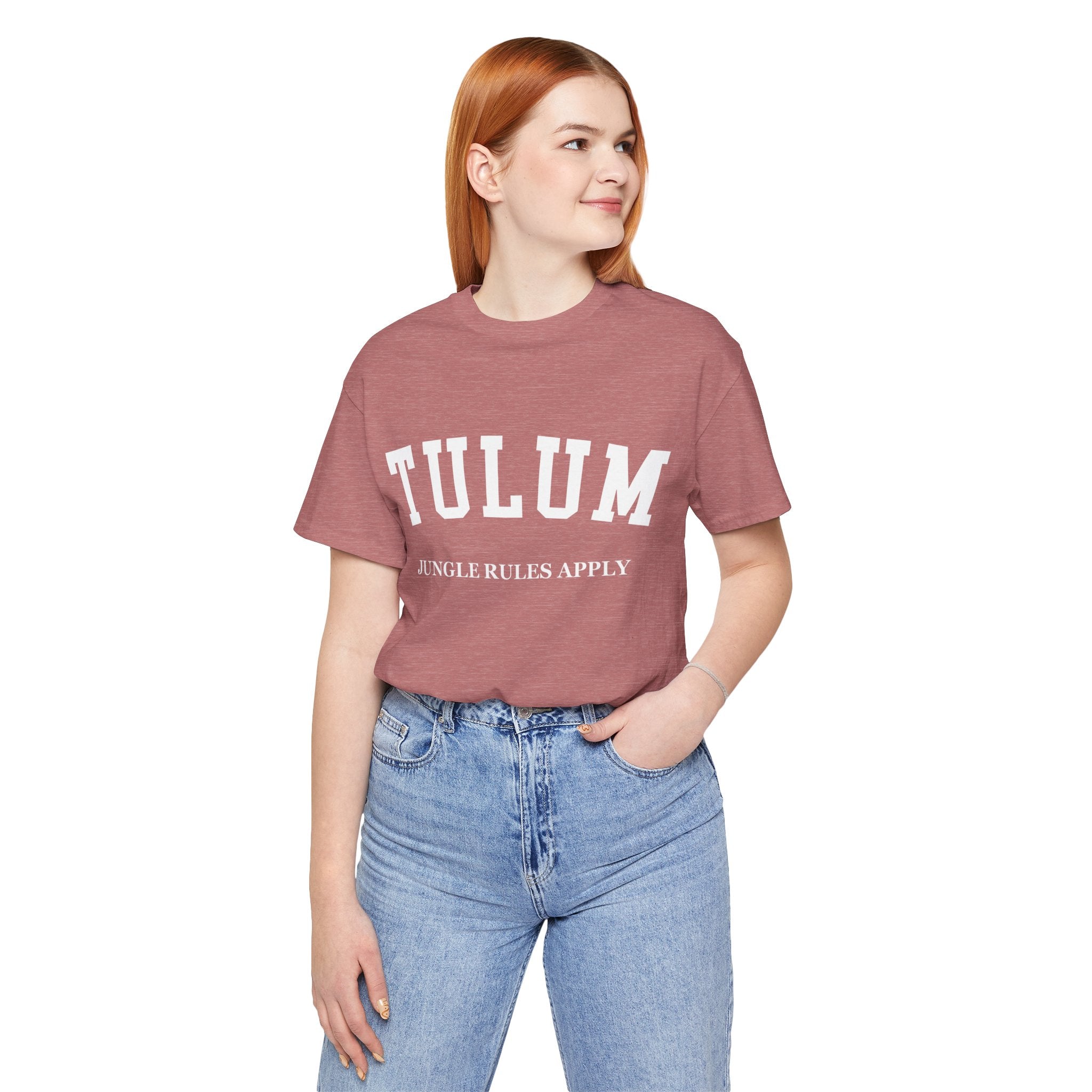 Tulum Collegiate — 100% Cotton Premium Unisex T-Shirt | BY CHARLES