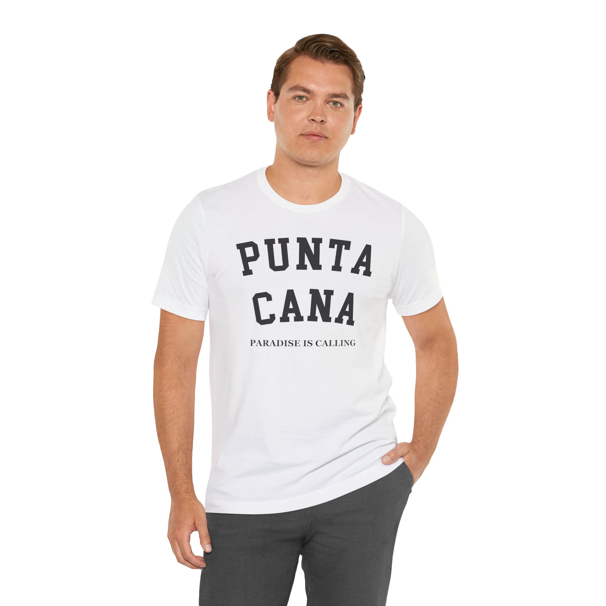 Punta Cana Collegiate — 100% Cotton Premium Unisex T-Shirt | BY CHARLES