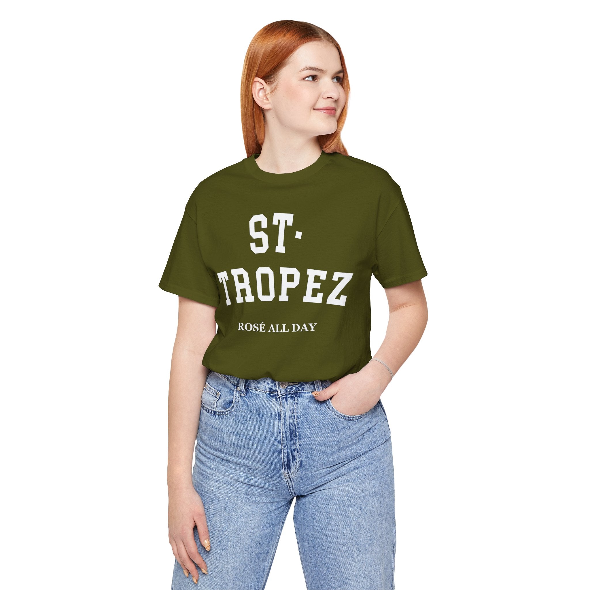 St. Tropez Collegiate — 100% Cotton Premium Unisex T-Shirt | BY CHARLES