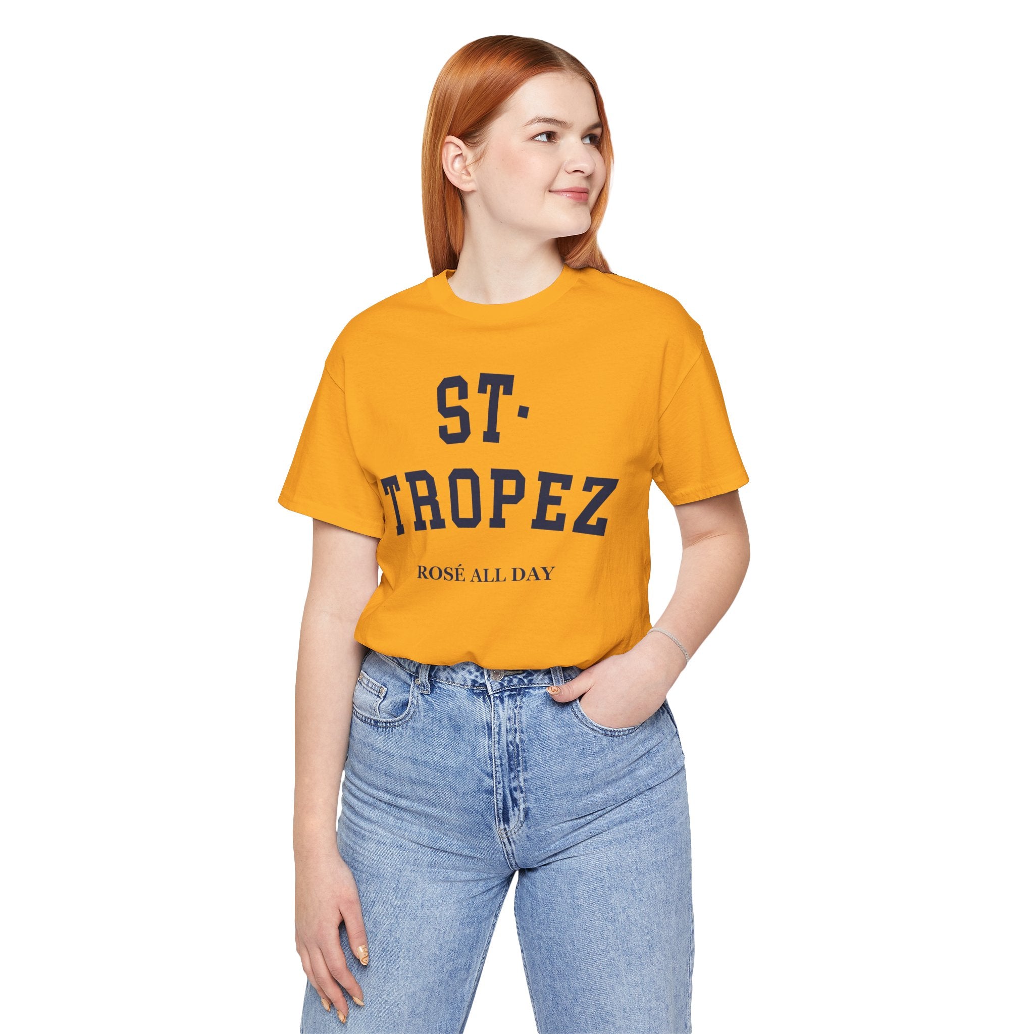 St. Tropez Collegiate — 100% Cotton Premium Unisex T-Shirt | BY CHARLES